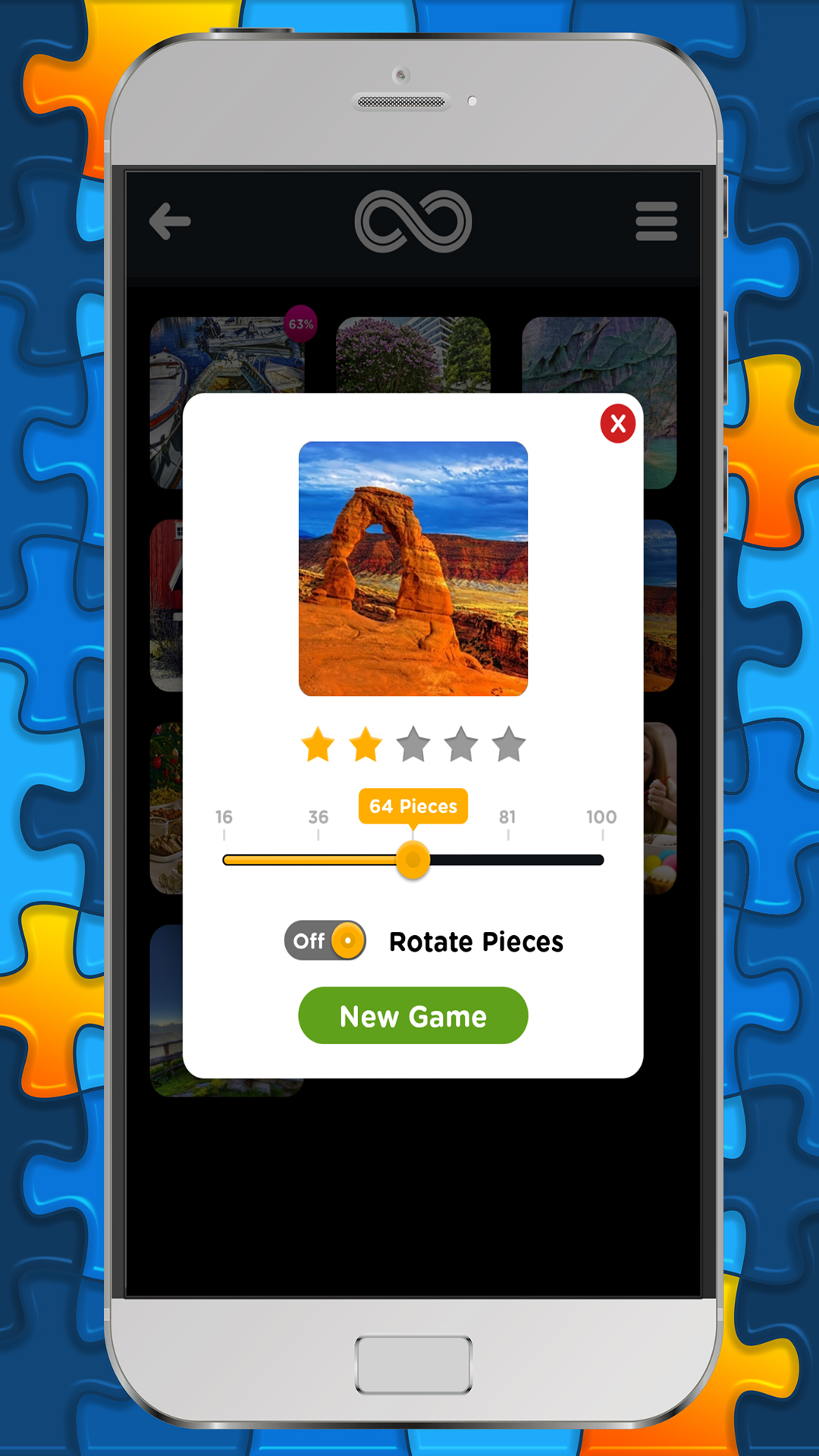 Infinite Jigsaw PuzzlesAmazon.inAppstore for Android