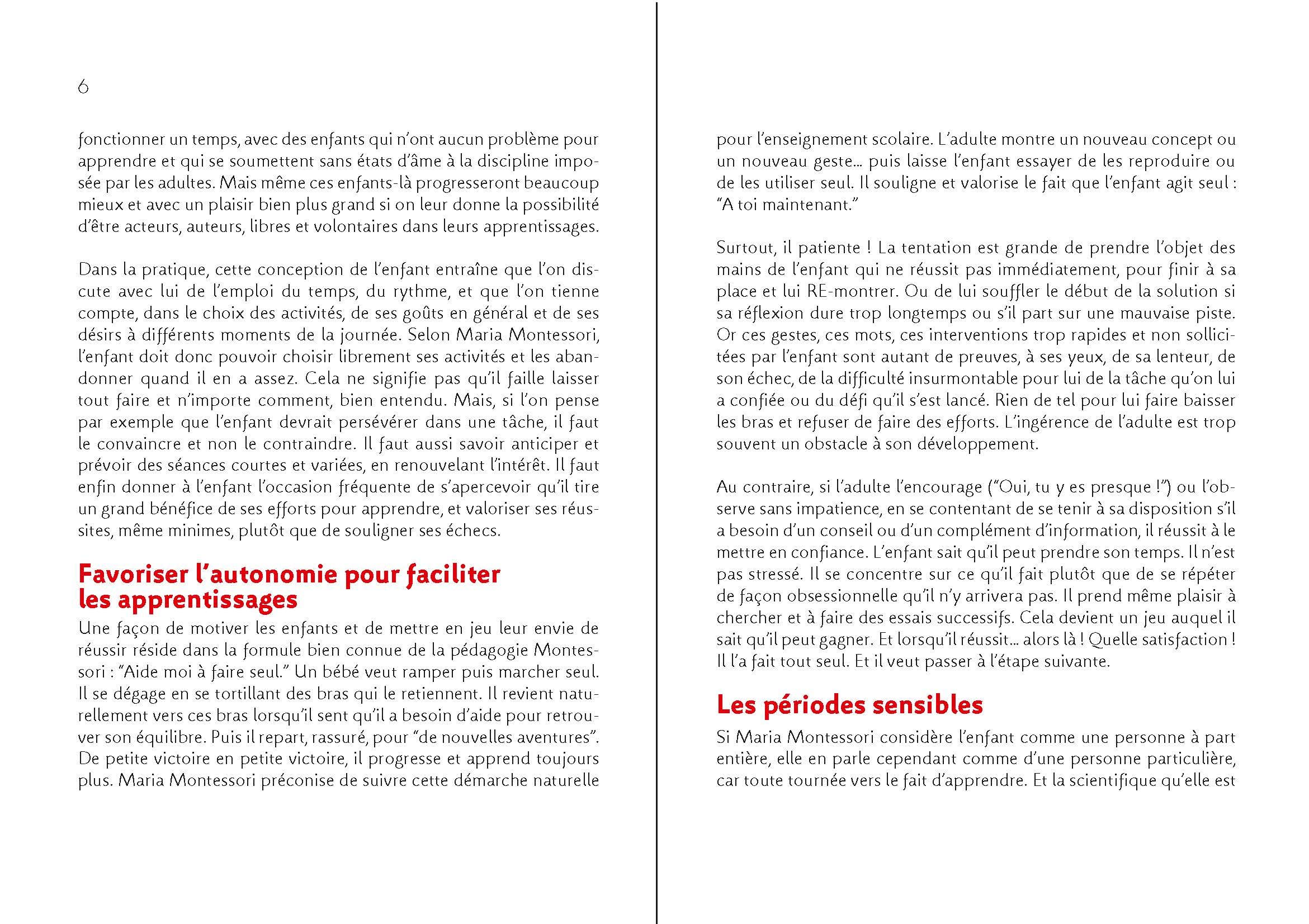 Montessori Pas à Pas : Principes, Vie pratique, Vie sensorielle, Langage, Calcul et Maths 2 - 6 ans