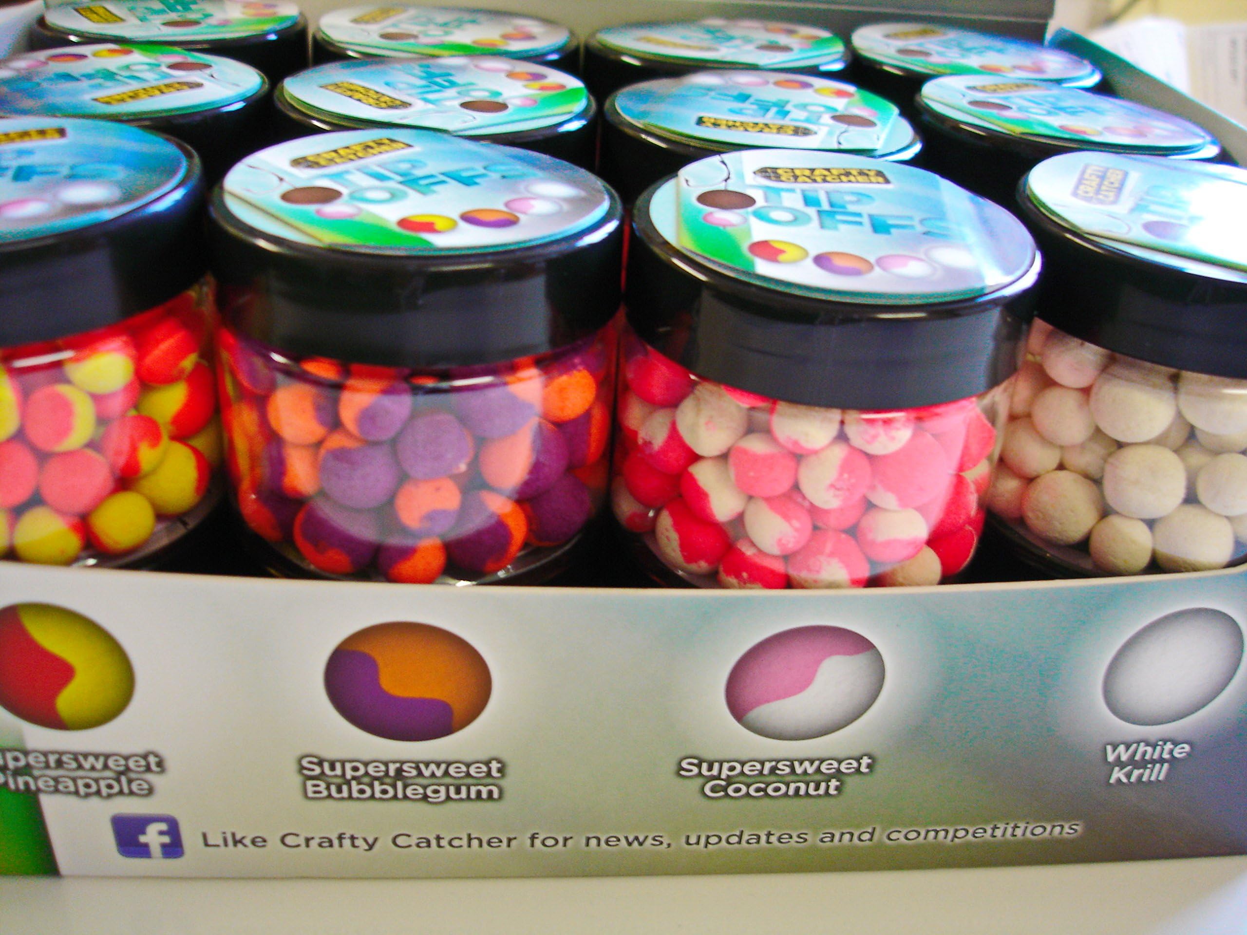 Tip Offs Flavoured Pop-ups Quad-Pack Attractive Flavours Colours 4 x 20g