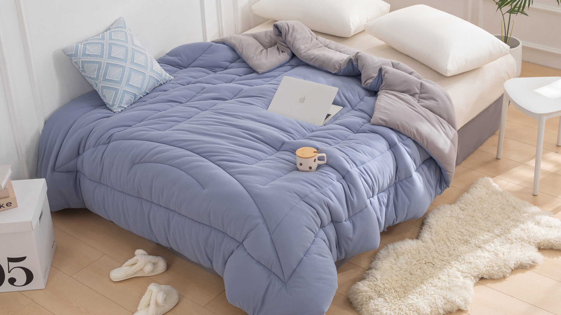 新品未使用 shikyouka 掛け布団 シングル 150×210 cm Amazon｜Shikyouka 掛け布団 羽毛布団 シングル 羽根布団 人工