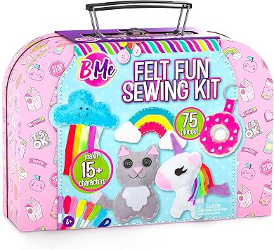 Creative Kids Felt Sewing Kit - Craft 15+ Characters - Fun DIY Kit for Kids 8+ Creative Sewing Craft Set