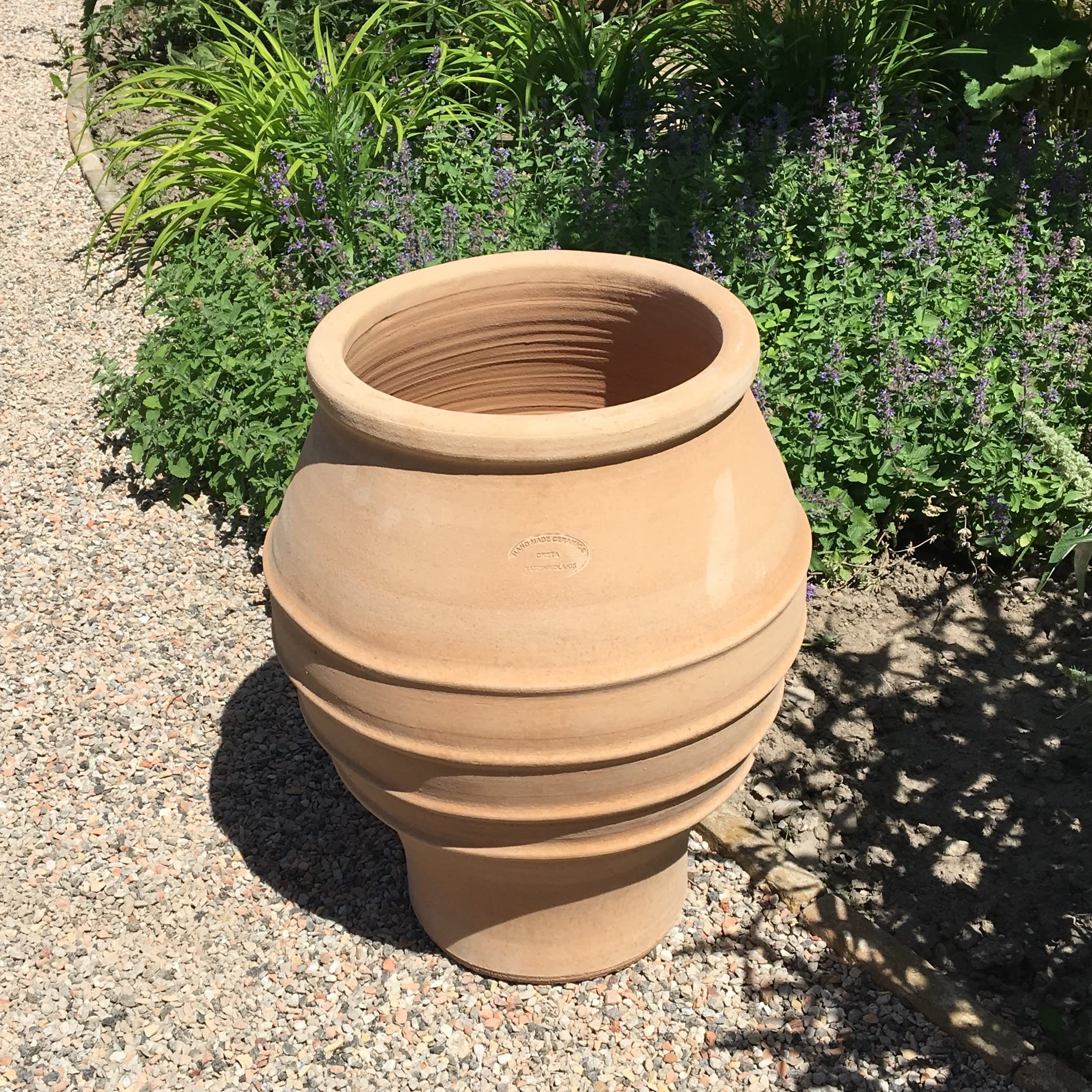 Palatina Werkstatt Esclusiva anfora in terracotta, 50 cm, 100% fatto a mano, anfora resistente all'inverno, per giardino e casa