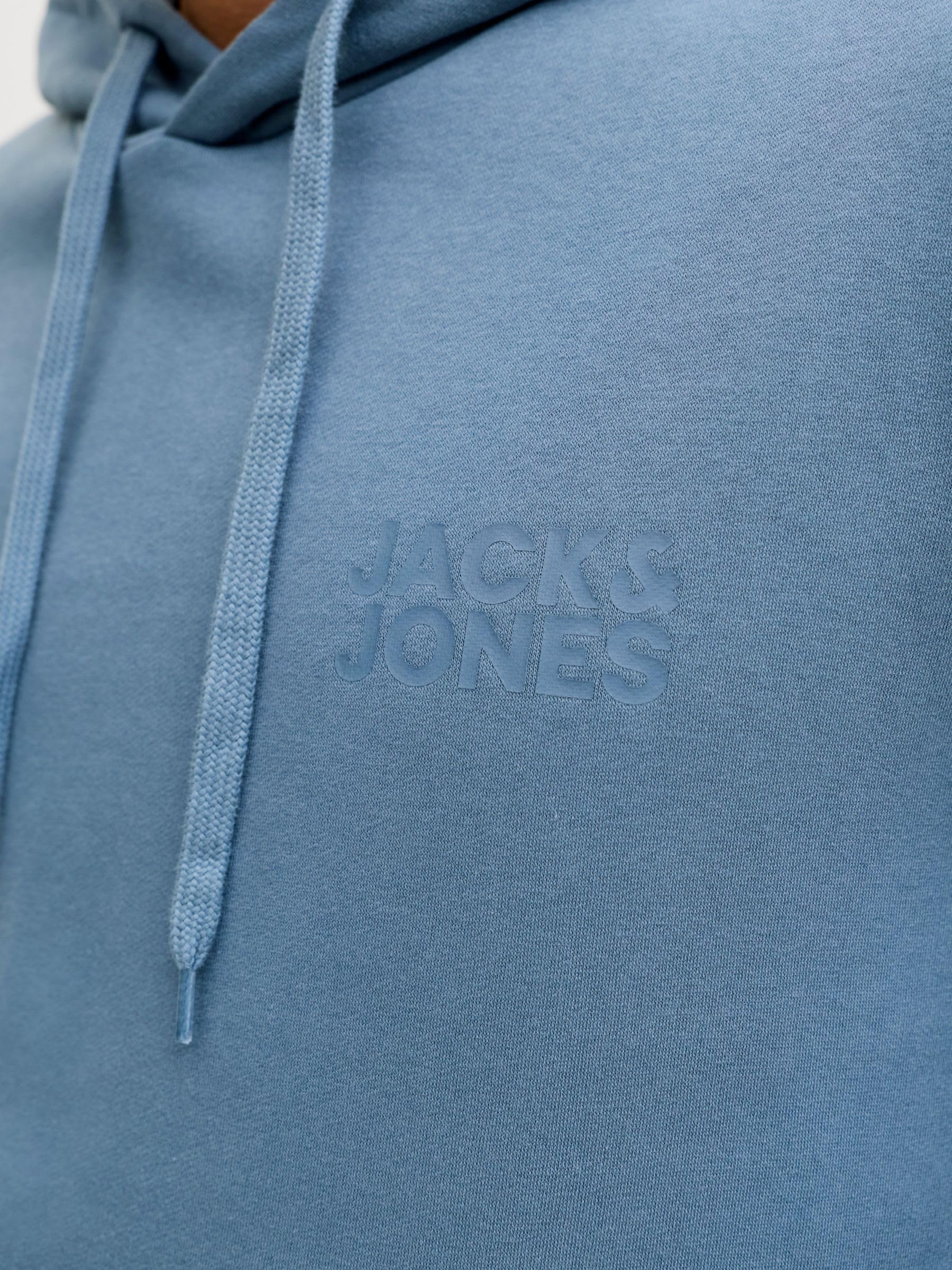 JACK & JONES Męska bluza z kapturem Jjecorp Logo Noos, Blue Mirage, XXL, Niebieski mirage, XXL