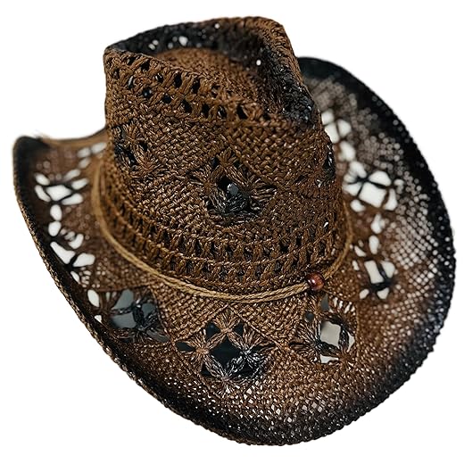 Chapéu Country Marrom Sertanejo Rodeio Shows Peão Cowboy Unissex