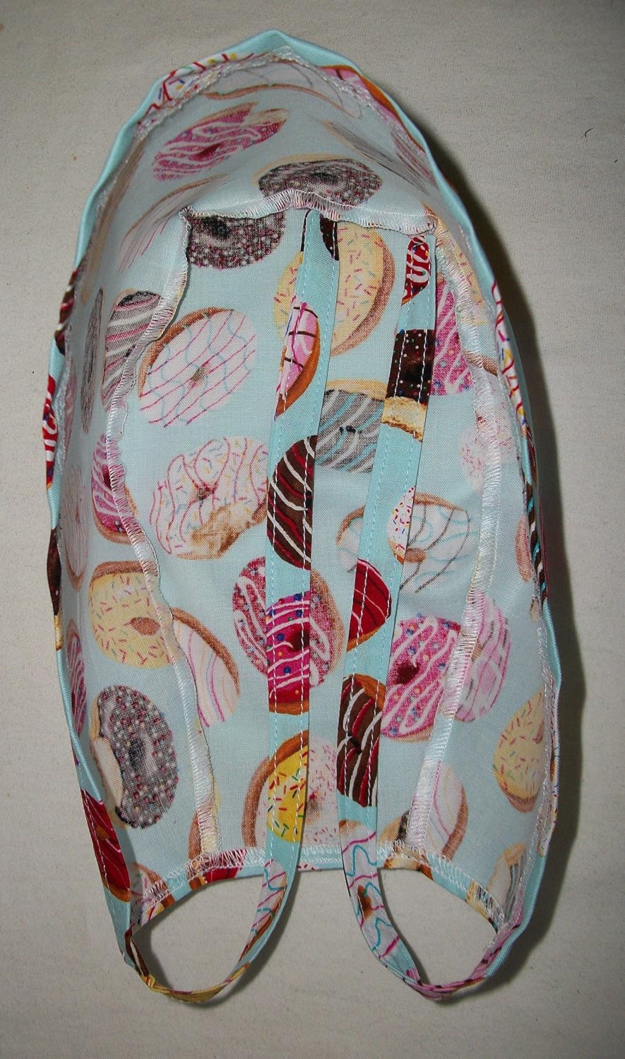 Scrub Hat Donuts Colorful Breakfast Cotton Fabric Cap Do-Rag Skull