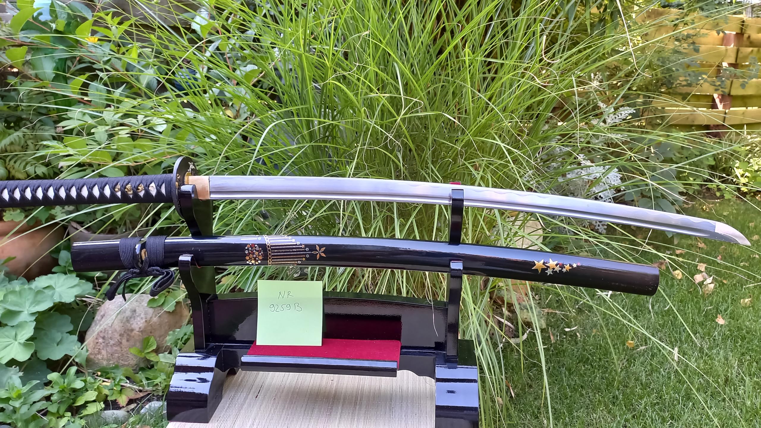 Samurai Schwerter Katana Practical - scharf, echt & handgeschmiedet - Katana Schwert ohne Ständer - echtes Japanisches Samurai Sword aus Kohlenstoffstahl - Japan Deko Katanas