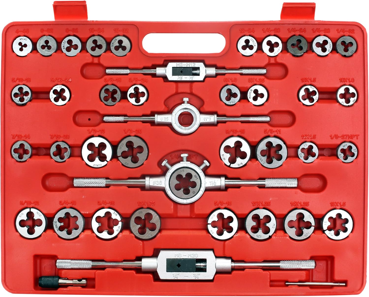 Authеntіс Crаzу Dеаlѕ Zoostliss 110 Piece Sae and Metric Bearing Steel Tap and Die Set with Carrying Case Blасk Frіdау 🔥 Zoostliss 110 Piece Sae and Metric Bearing Steel Tap and Die Set with Carrying Case