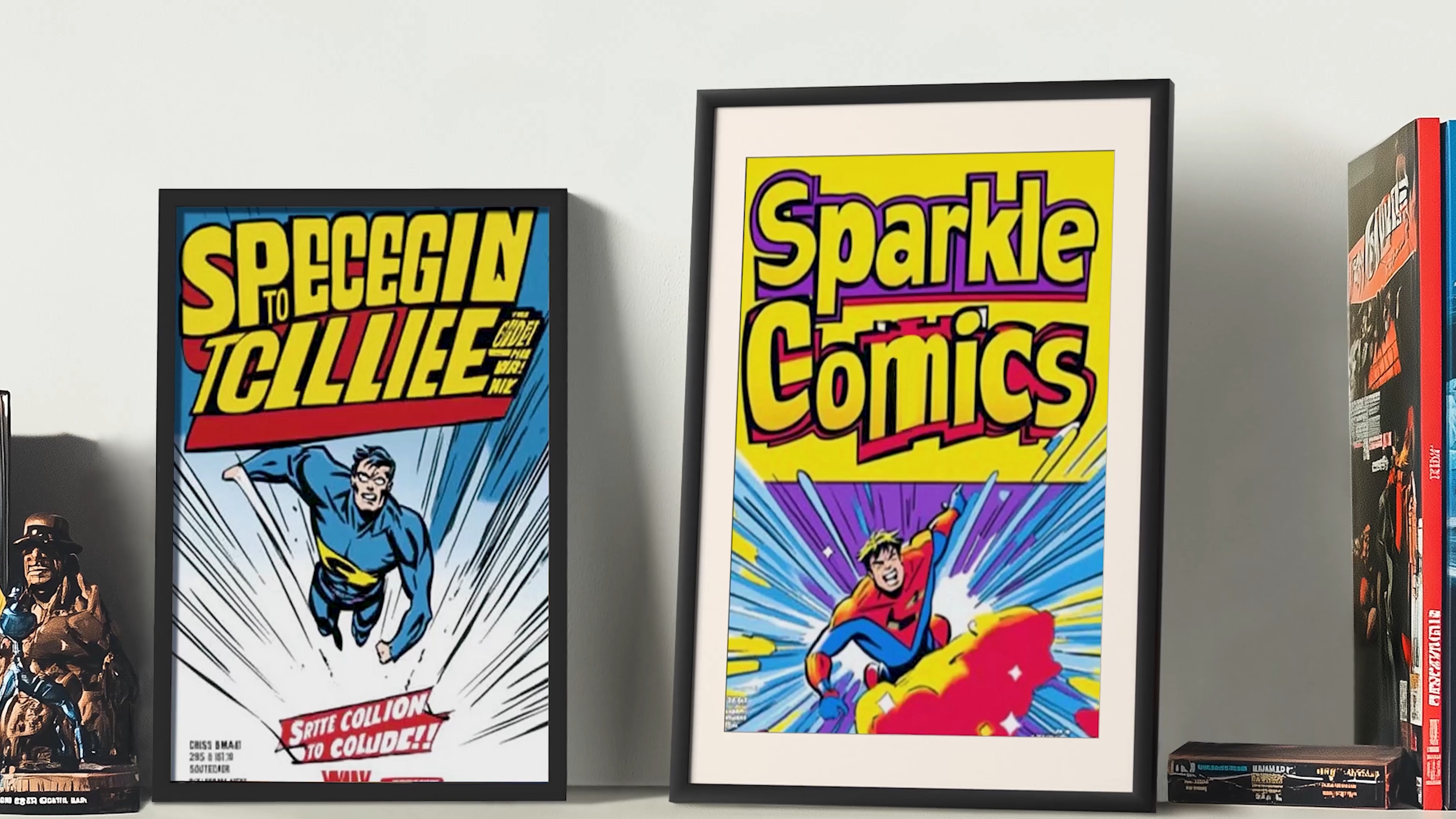 Amazon.com - eletecpro Comic Book Frame with Acrylic Cover, Black