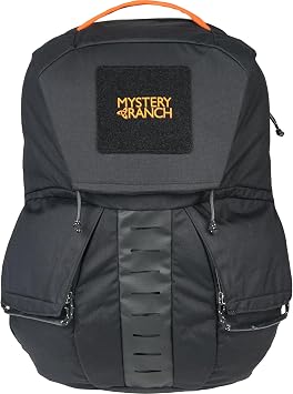 Mystery Ranch Rip Ruck 24 Backpack Tactical Urban Bag with Extra Storage & Comfort Wildfire Black, 24L