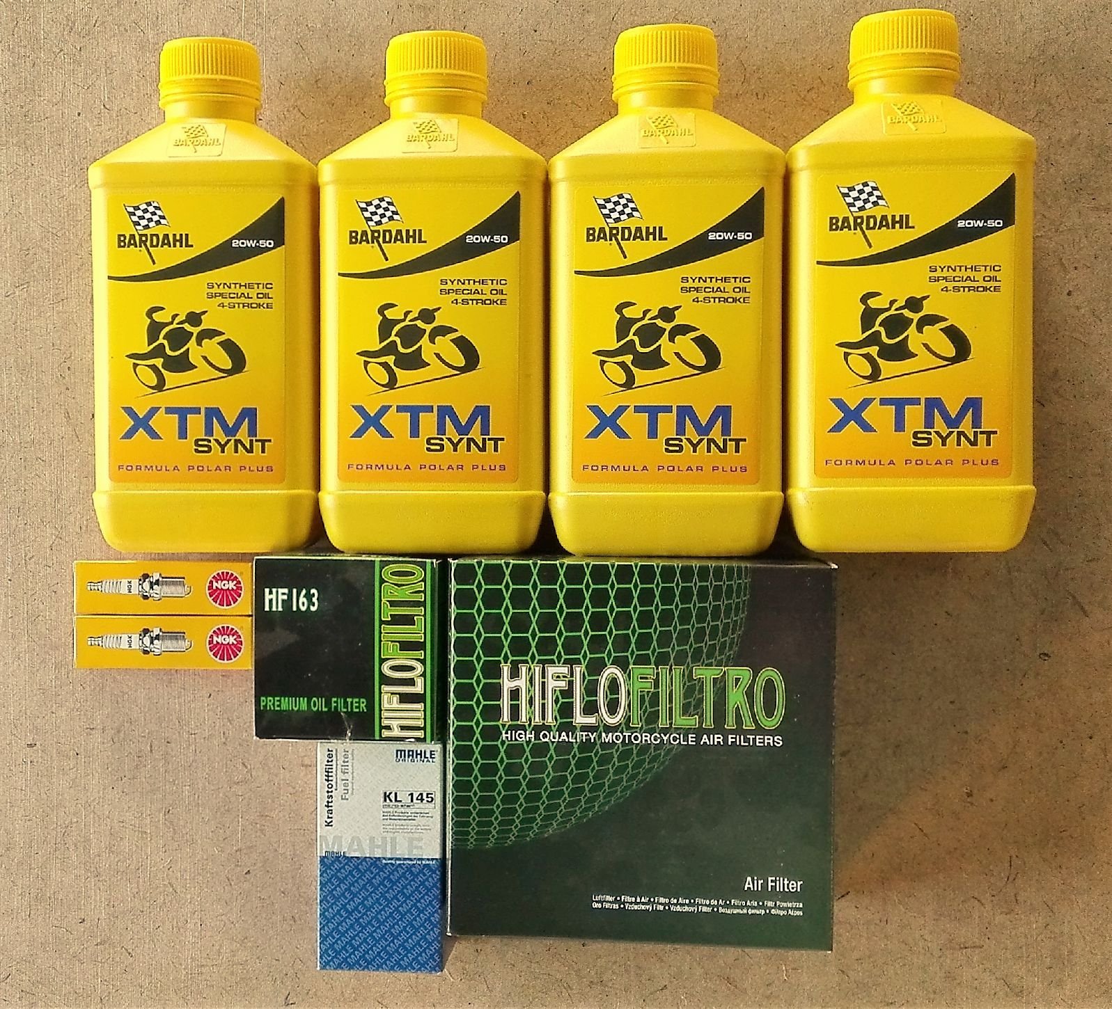 KIT TAGLIANDO BARDAHL XTM FILTRO OLIO ARIA CARBURANTE CANDELE R 1100 GS