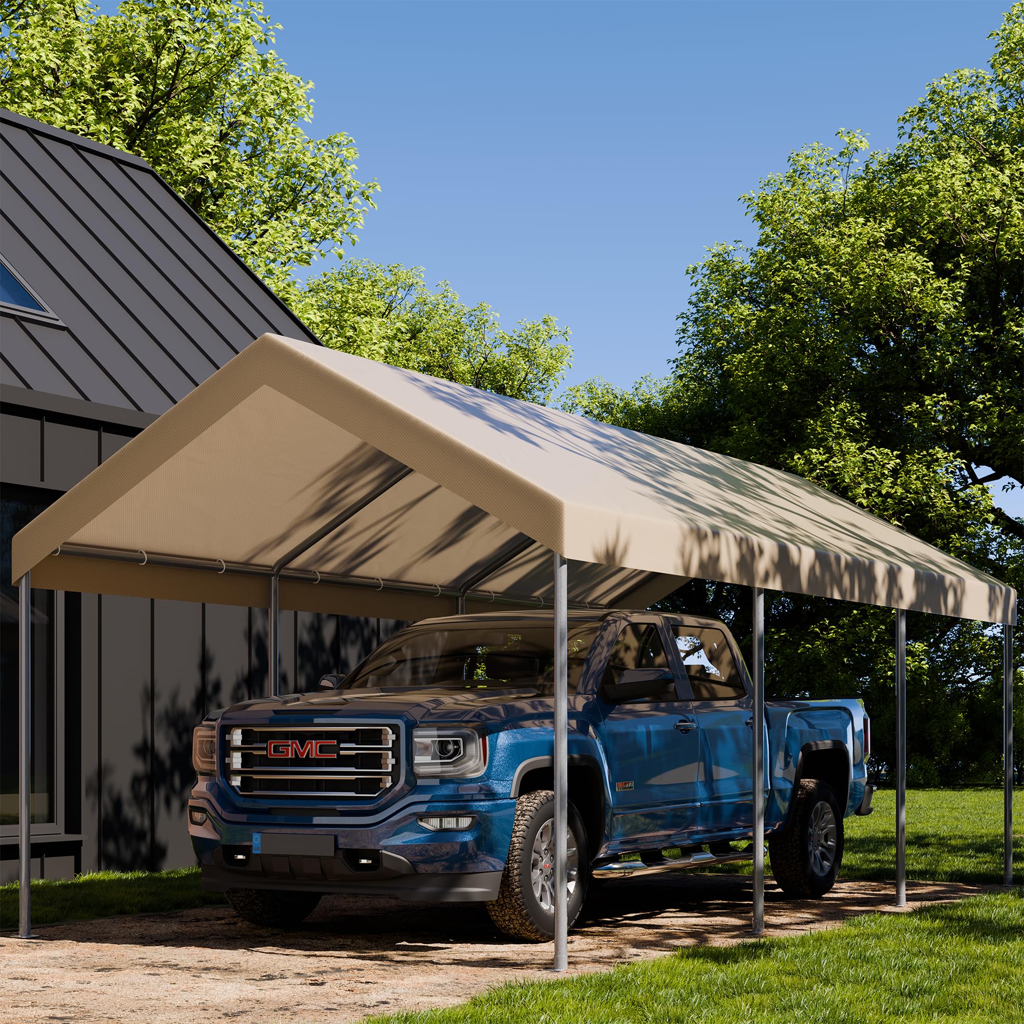 Amazon.com: JAMFLY Carport 10 x 20 ft Heavy Duty Carport Car