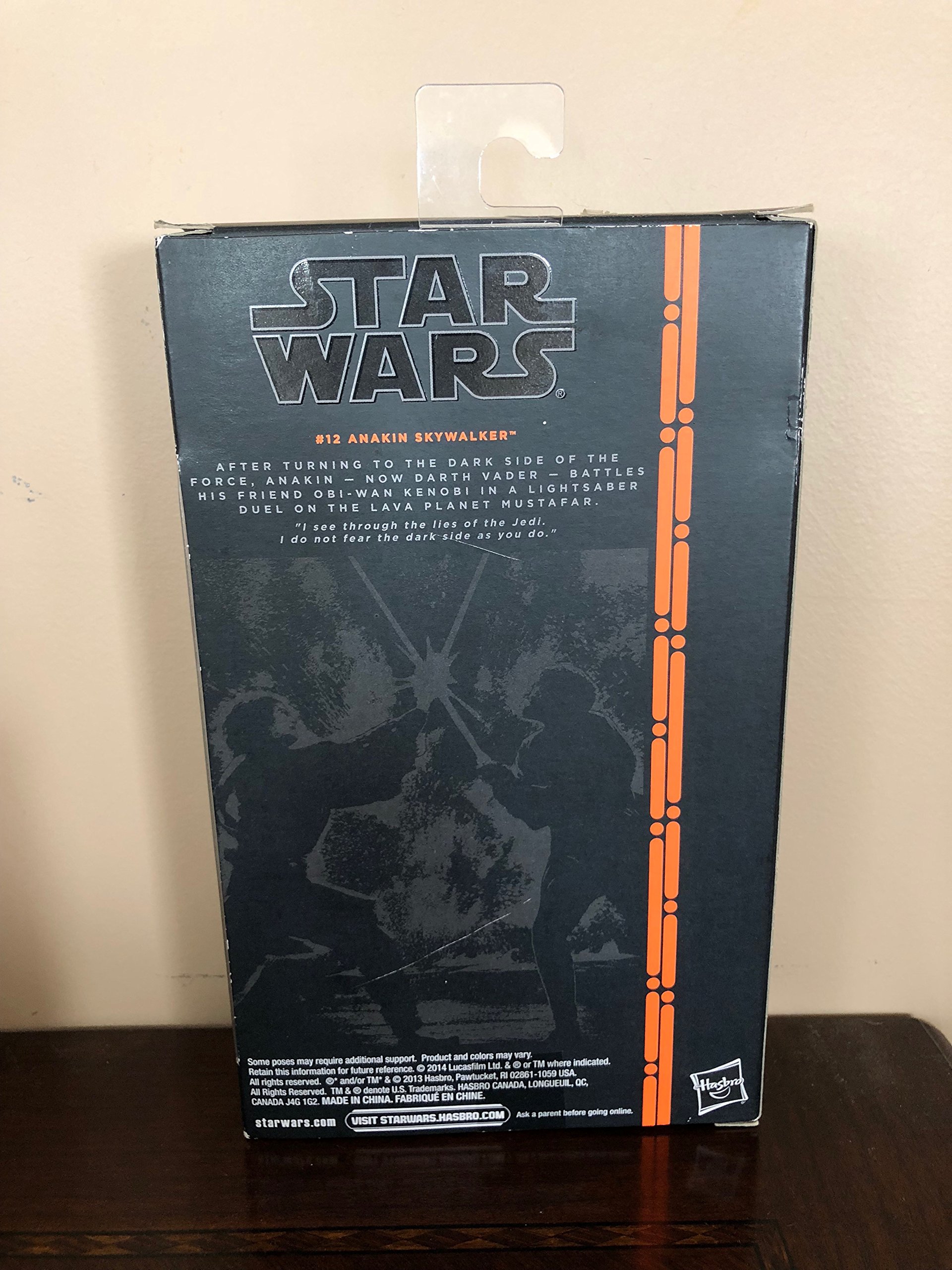 Figurine Personnalisée Anakin Skywalker – Épisode III ROTS (2005) – 1/12 – Série Noire