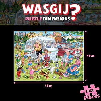 Wasgij Destiny 29 - Pitch Perfect - 1000 Piece Jigsaw Puzzle for Adults | Challenging, Brainteasing, Funny 1000 Pc Adult Puzzle - Large FSC Certified Jigsaw - Birthday & Christmas Gift - 68 x 49 cm