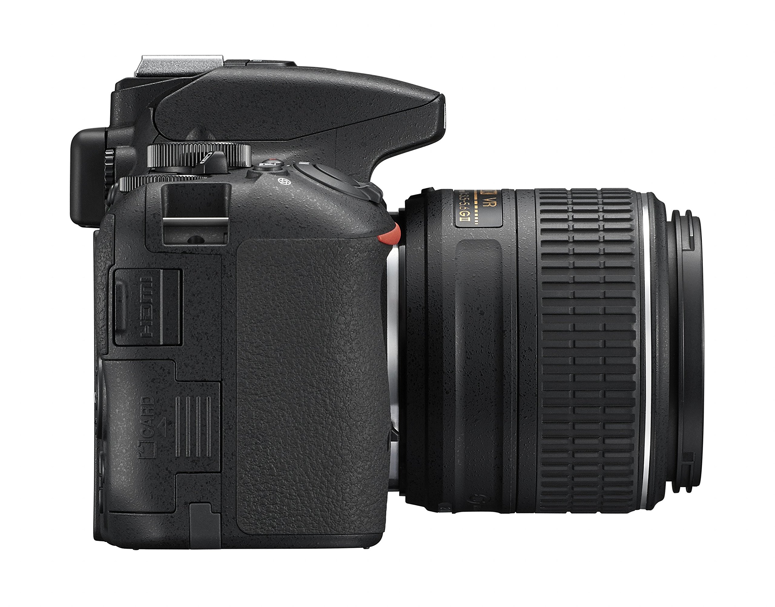 Nikon D5500 Appareil photo numérique Réflex 24 Mpix Kit Objectif AF-S 18-55 mm VR II Noir (Reconditionné)