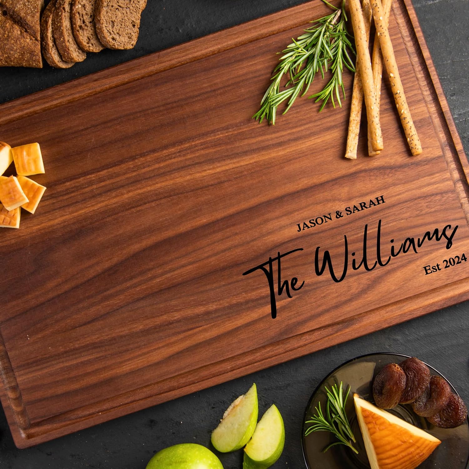 Personalized Cutting Board, Perfect Bridal Shower, Wedding, Housewarming, Anniversary, Birthday, Engagement, Couples, House, Mom, Dad Gifts – Display Stand & Gift Wrap, Custom Wood & Size, Handmade Personalized Cutting Board, Perfect Bridal Shower, Wedding, Housewarming, Anniversary, Birthday, Engagement, Couples, House, Mom, Dad Gifts – Display Stand & Gift Wrap, Custom Wood & Size, Handmade