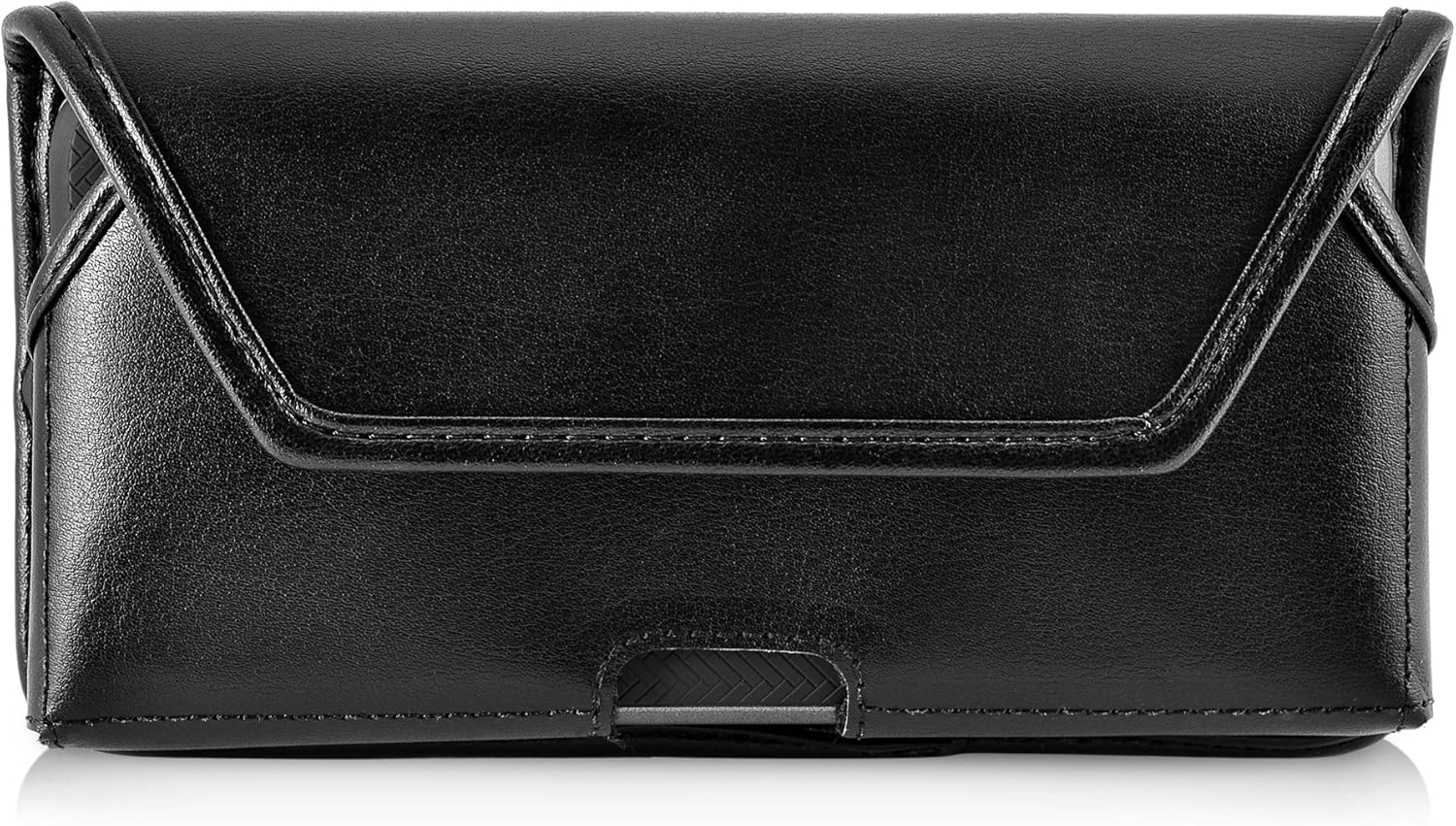 Turtleback Holster Designed for iPhone 11 Pro (2019) iPhone Xs (2018) and iPhone X (2017) Belt Case Black Leather Pouch with Executive Belt Clip, Horizontal