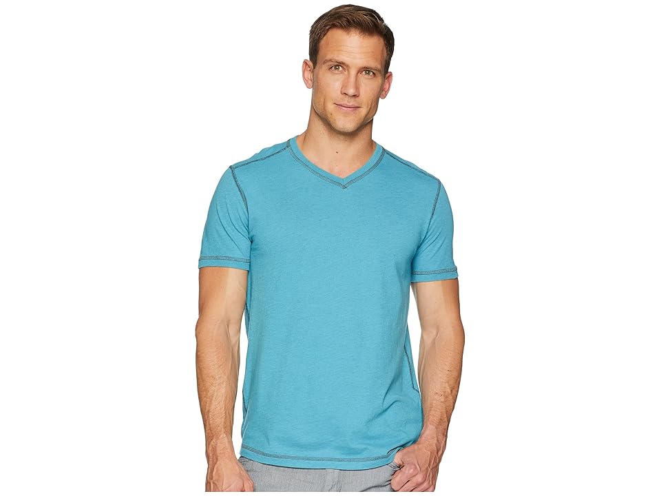 

Agave Denim Dawn Patrol Short Sleeve V-Neck (Blue Moon) Men's Short Sleeve Pullover