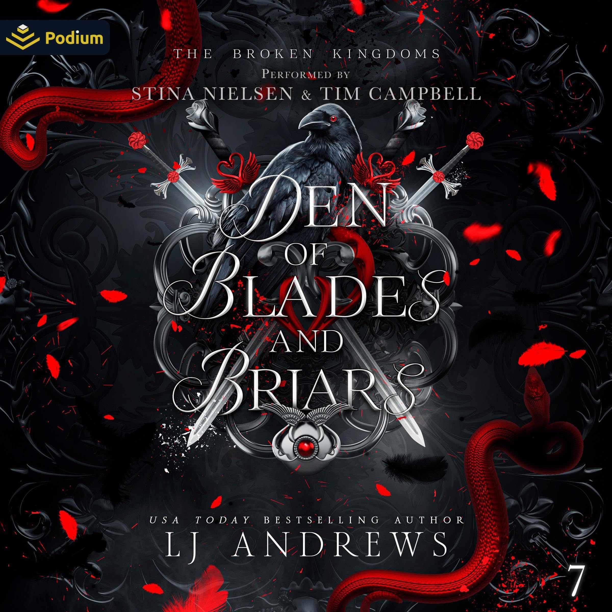 Cover of Den of Blades and Briars: The Broken Kingdoms, Book 7
