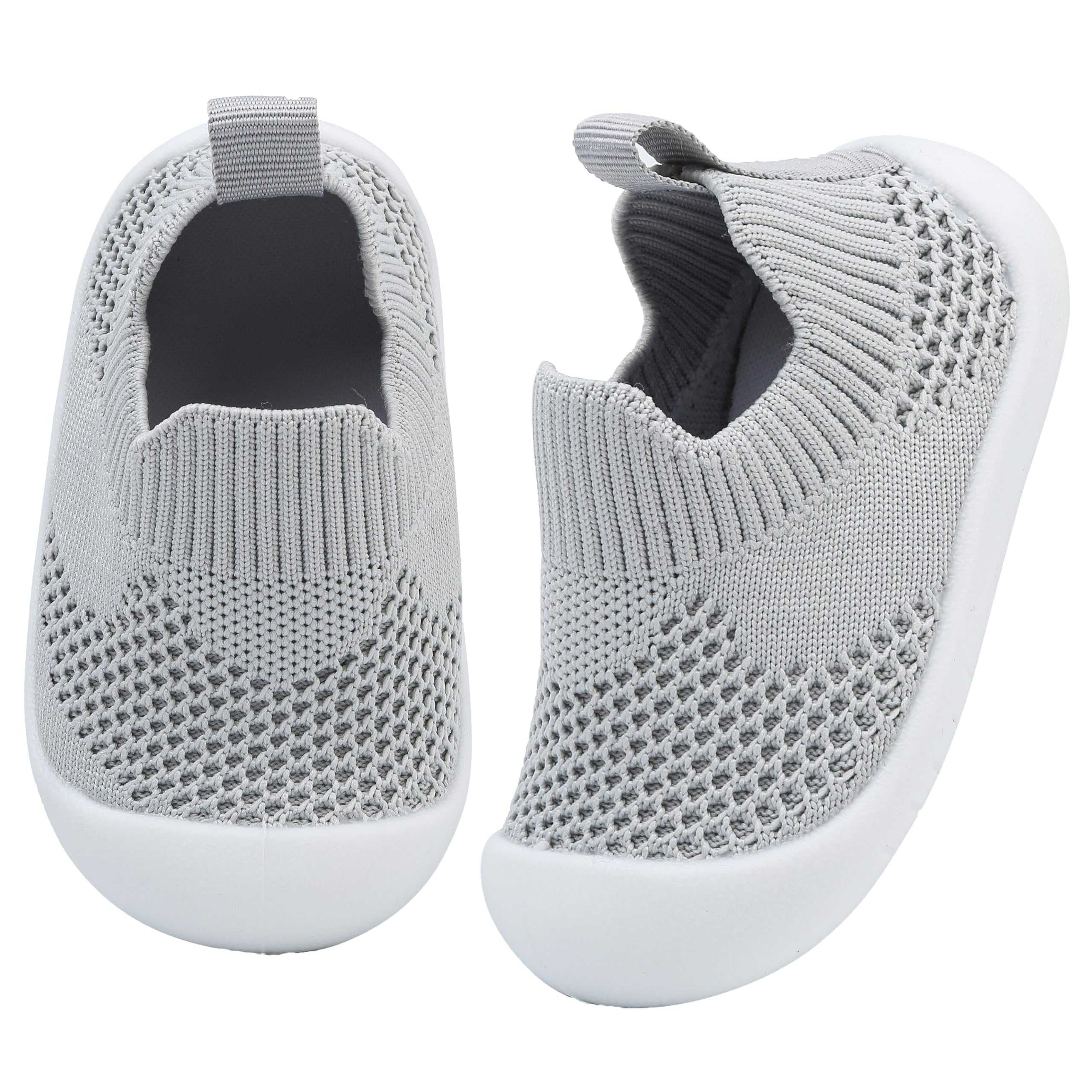 Baby First Walking Shoes Toddler Infant Boys Girls Baby Sneakers Breathable Non-Slip Indoor Floor Baby Sock Slipper with Soft Sole Cotton Mesh