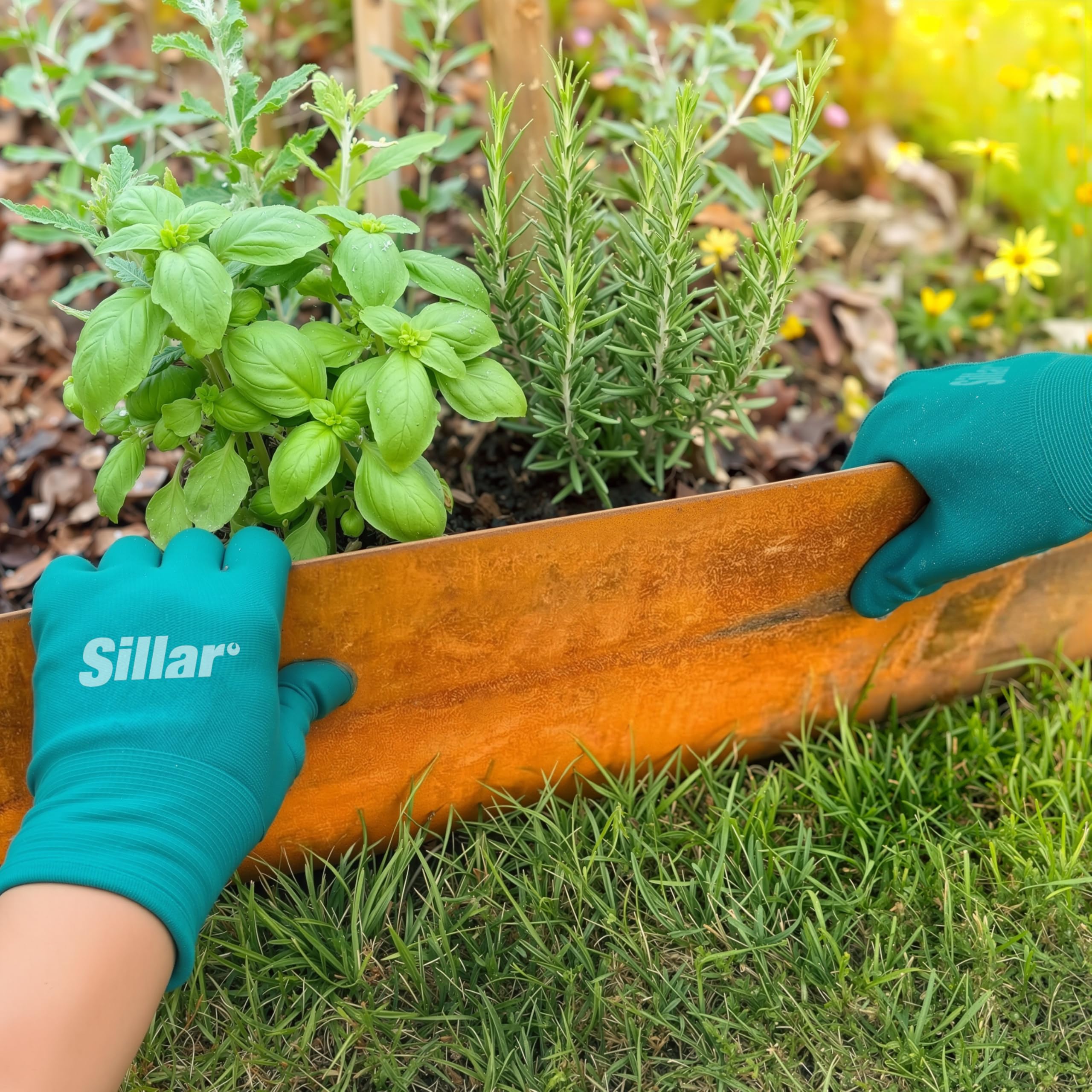 Sillar Bordura per Aiuola in Acciaio Corten 10 m – Bordatura per Giardino 140 mm – Bordo per Aiuole Flessibile in Metallo Patinato