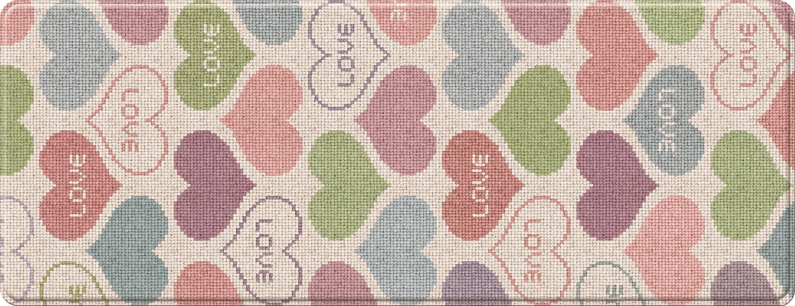 Kitchen Floor Mat "Hearts" (Med)