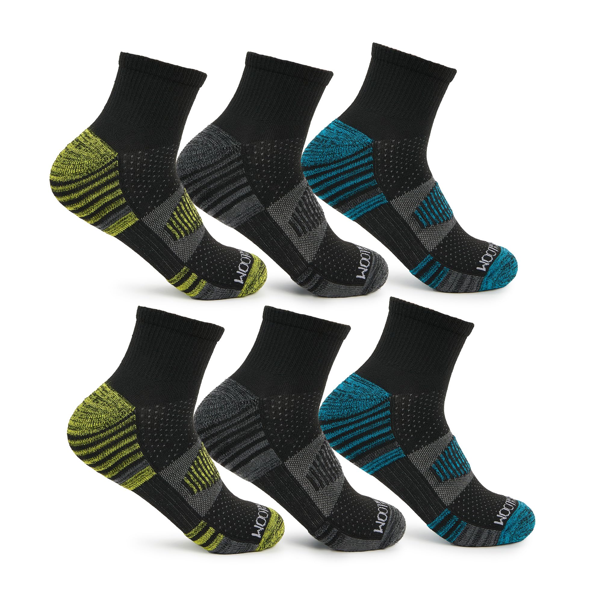 Fruit of the LoomMen's Breathable Performance Socks (6 Pack) (Available in Multiple Styles) Mens Socks (pack of 6)