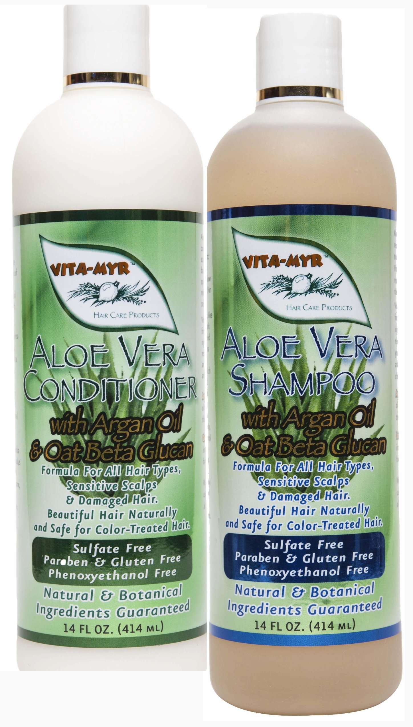 VITA-MYR Herbal Shampoo and Conditioner Set (Serene Aloe Vera)