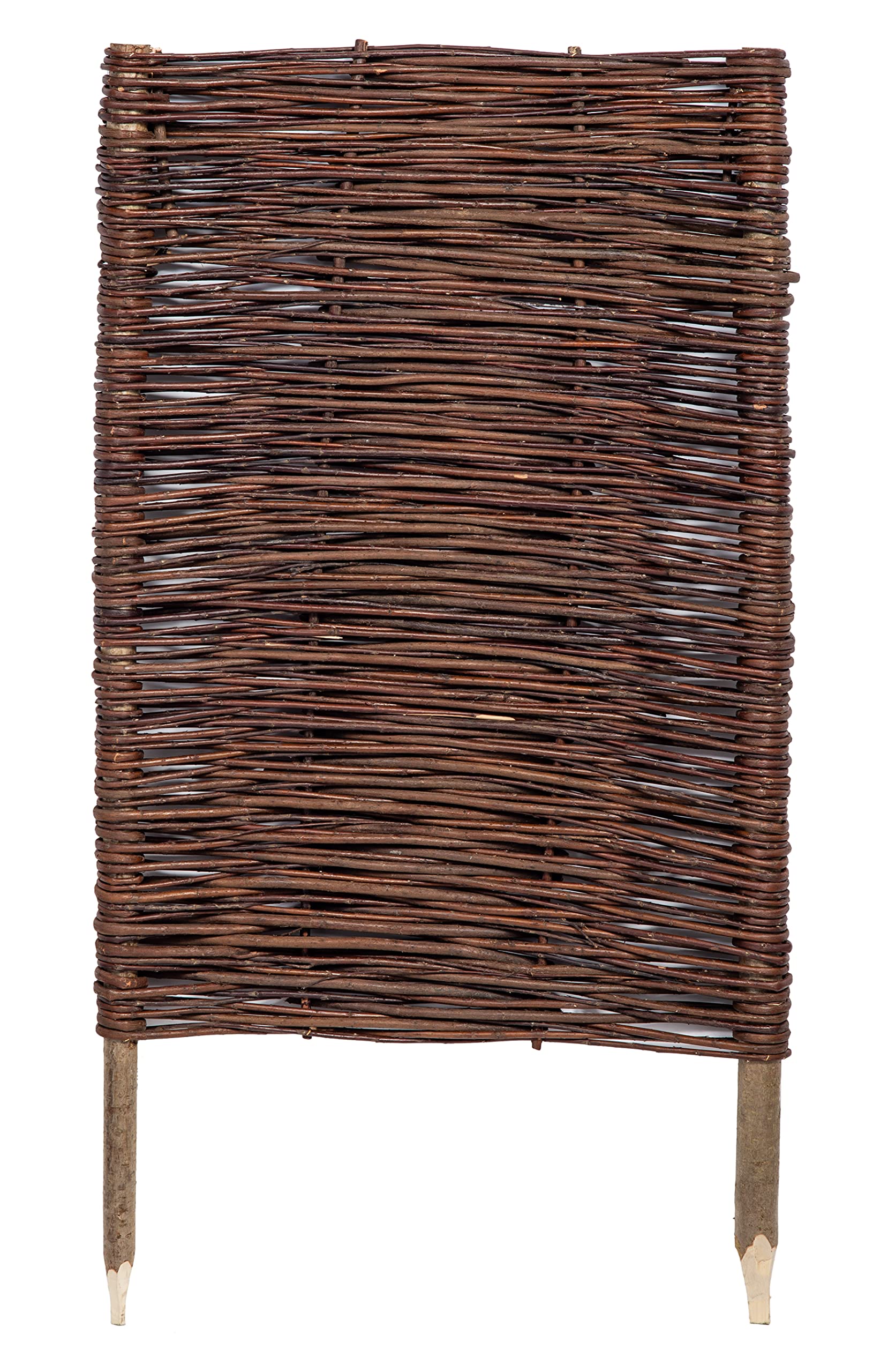Handwoven Willow Hurdle Fence Panels