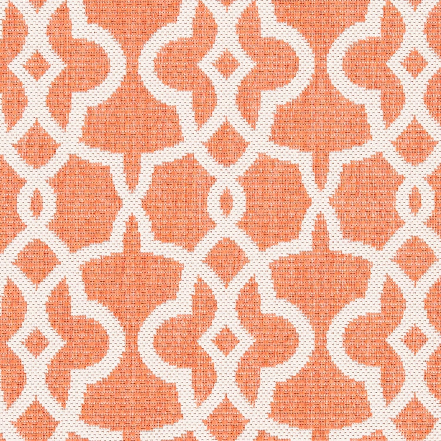 Pemberly Row Contemporary Accent Rug, 2' x 3'7", Terracotta Color, Indoor/Outdoor Use, Durable Construction, Warm Mediterranean Style, Ideal for Doorways, Entryways, Small Spaces