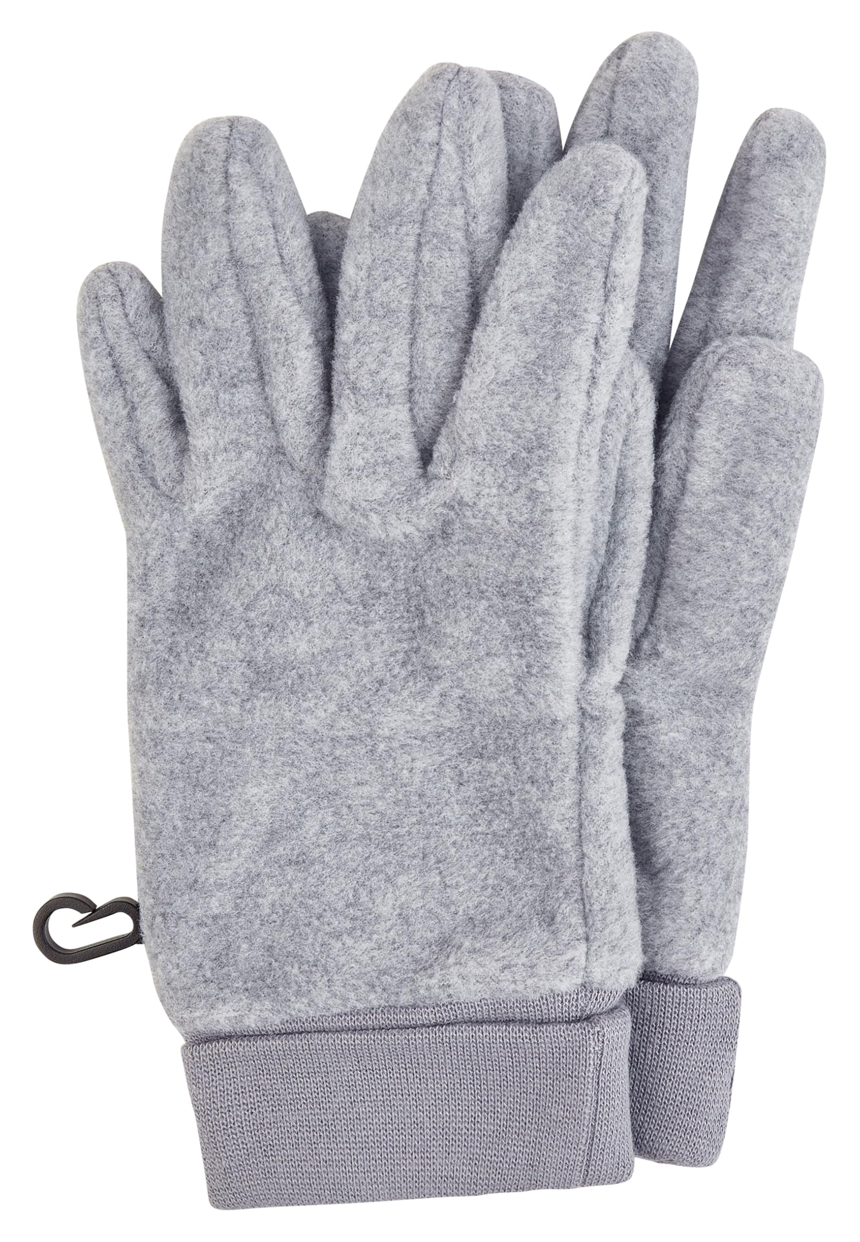 Sterntaler Fingerhandschuh Microfleece mit elastischen Bündchen – Warme Kinder Handschuhe – Unisex Winterhandschuhe für Jungen & Mädchen - Accessoire für kühlere Tage – silber melange, Größe 2