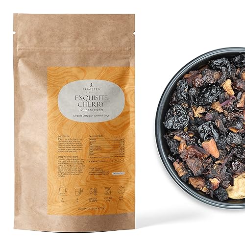 Vista 84 de Prime Tea Mango Mambo – Exquisita fruta tisana, hojas sueltas orgánicas de primera calidad, deliciosa mezcla de té de hierbas, natural y vegano, sin