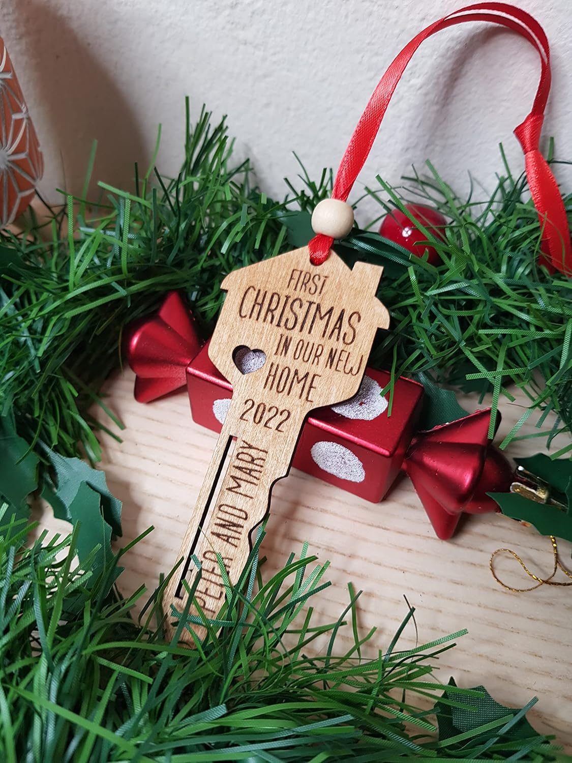 Personalized First Home Ornament, Our First Christmas Christmas Housewarming Gifts
