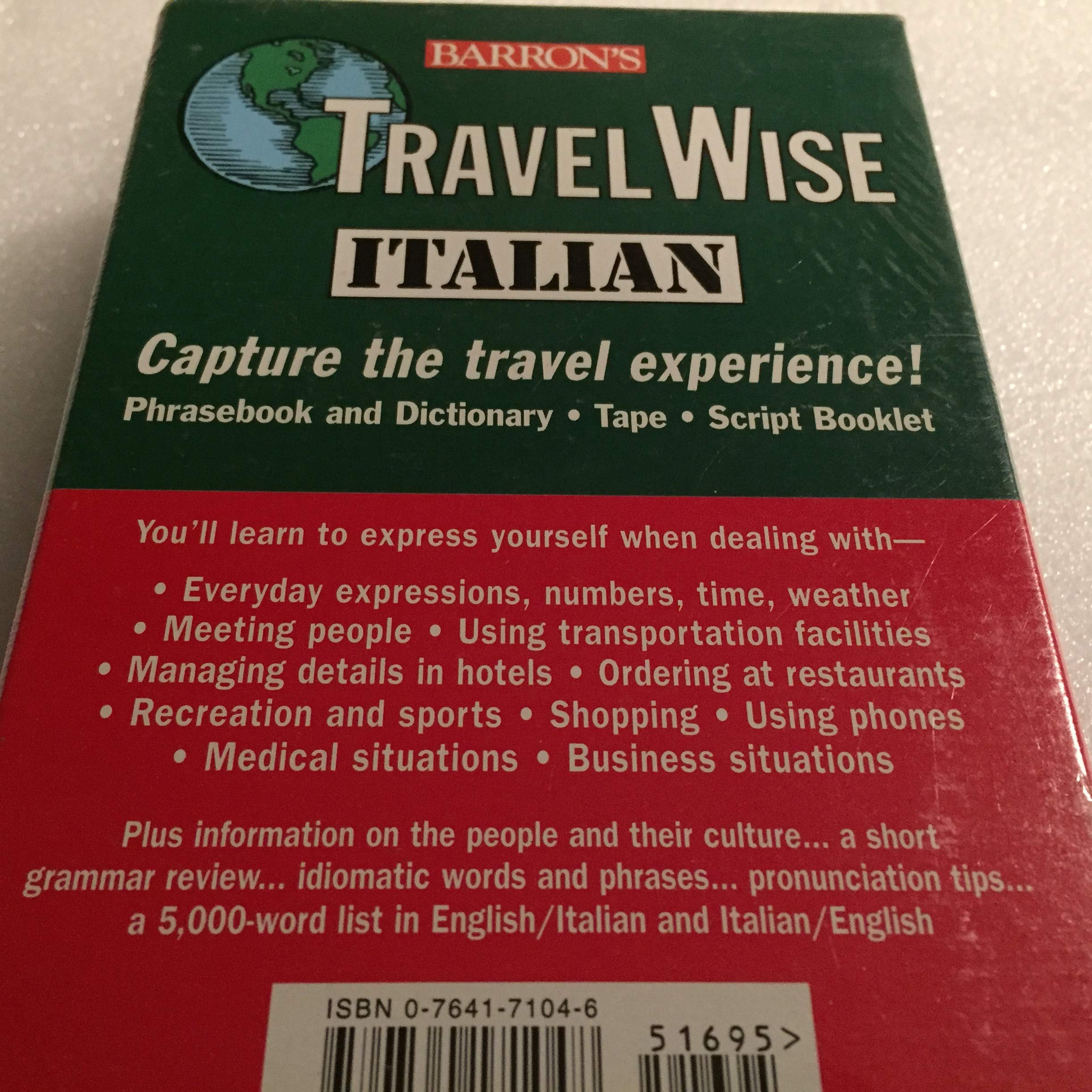 Barron's Travel Wise Italian