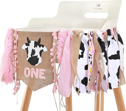 Miniatura 7 de Banner para silla alta de Cowgirl One  Decoración de cumpleaños de fiesta de vaquera, pancarta para silla de bebé, fondo de fotos de pastel de