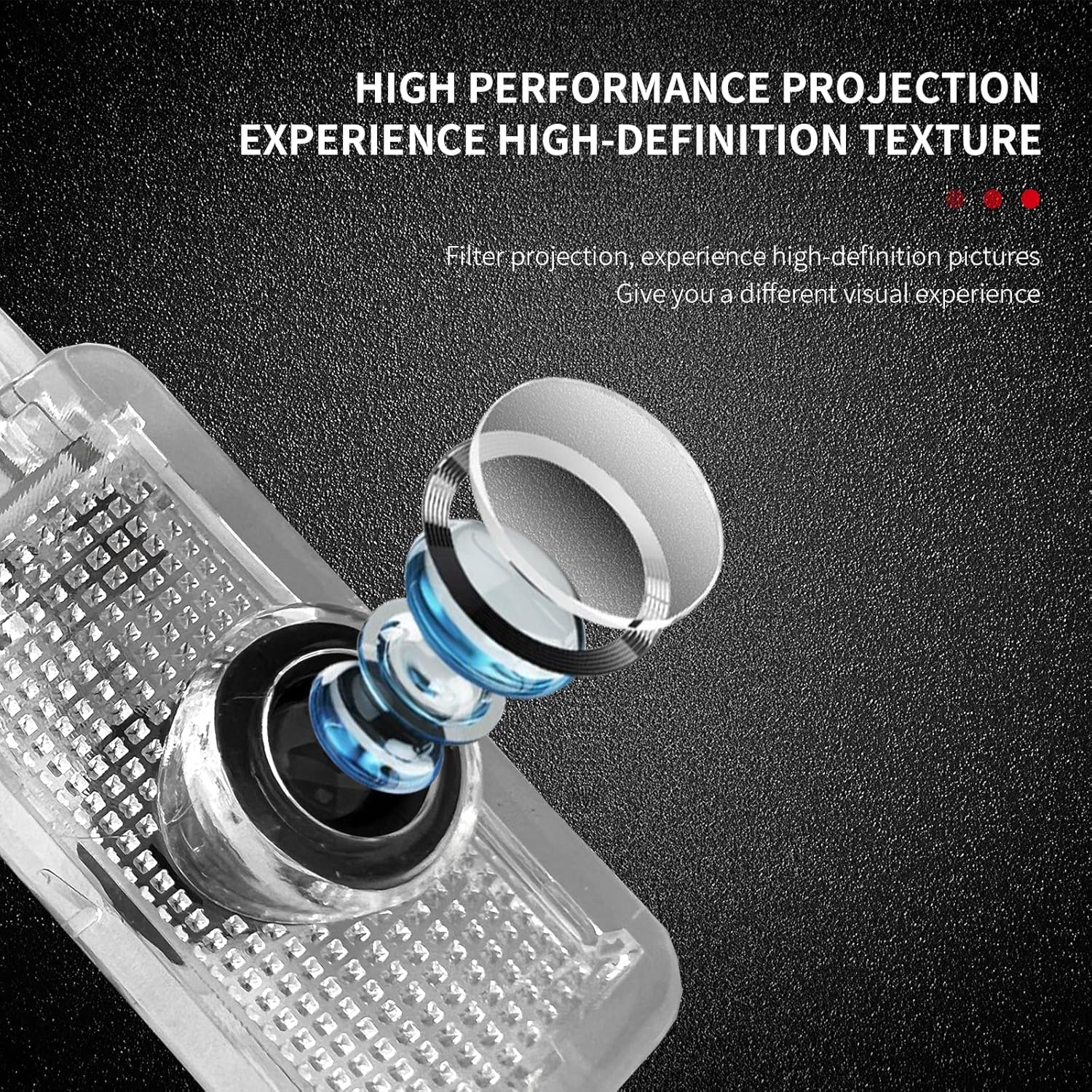 Willkommenslicht für Mercedes R-Klasse W251 ML W164 GL X164 LED Projektor Einstiegsbeleuchtung Logo Laser Türlicht (MB Stern)