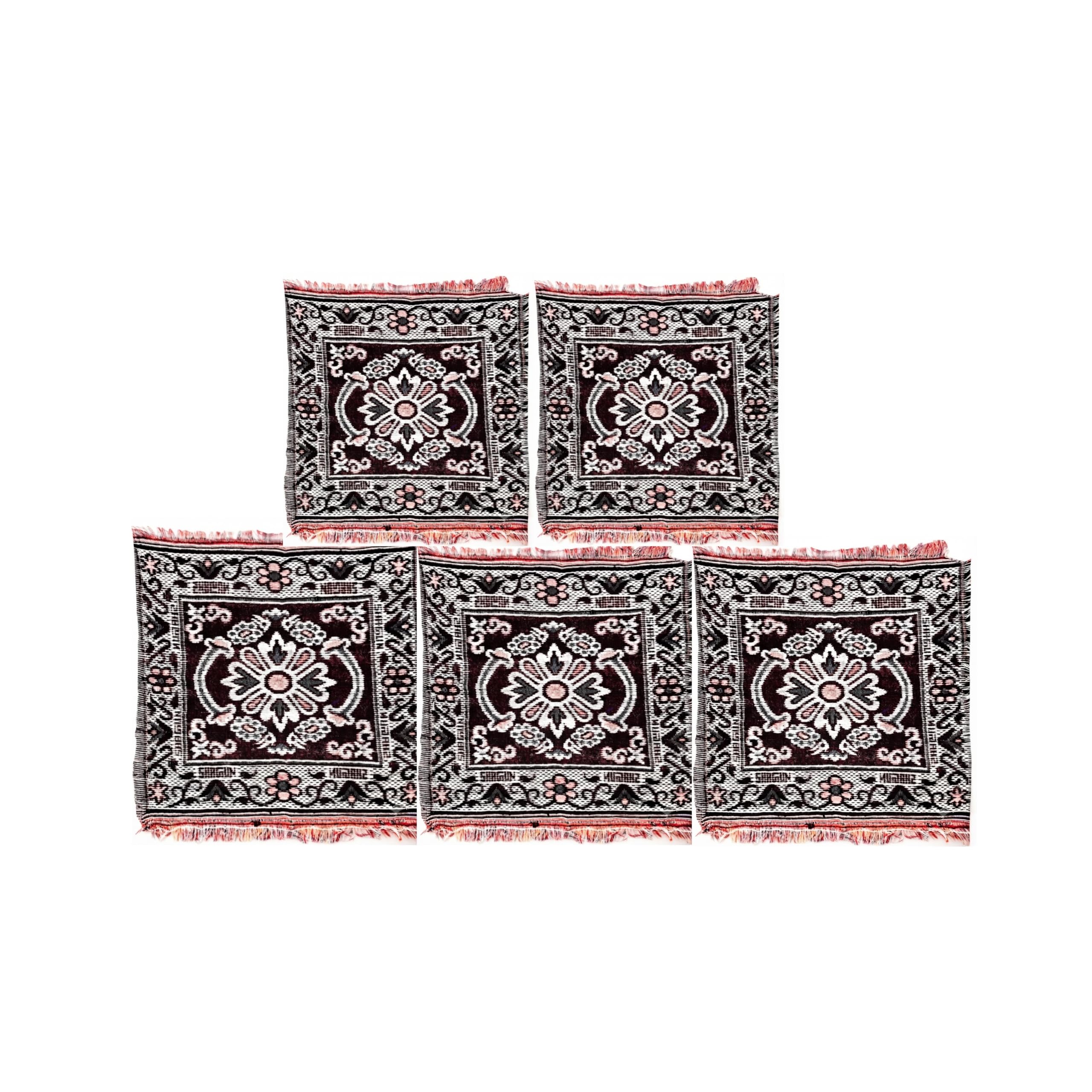 5 Pieces Worship Mats Pooja Asan Combo of 5 | Pooja Mat, Prayer Asan-picture-13
