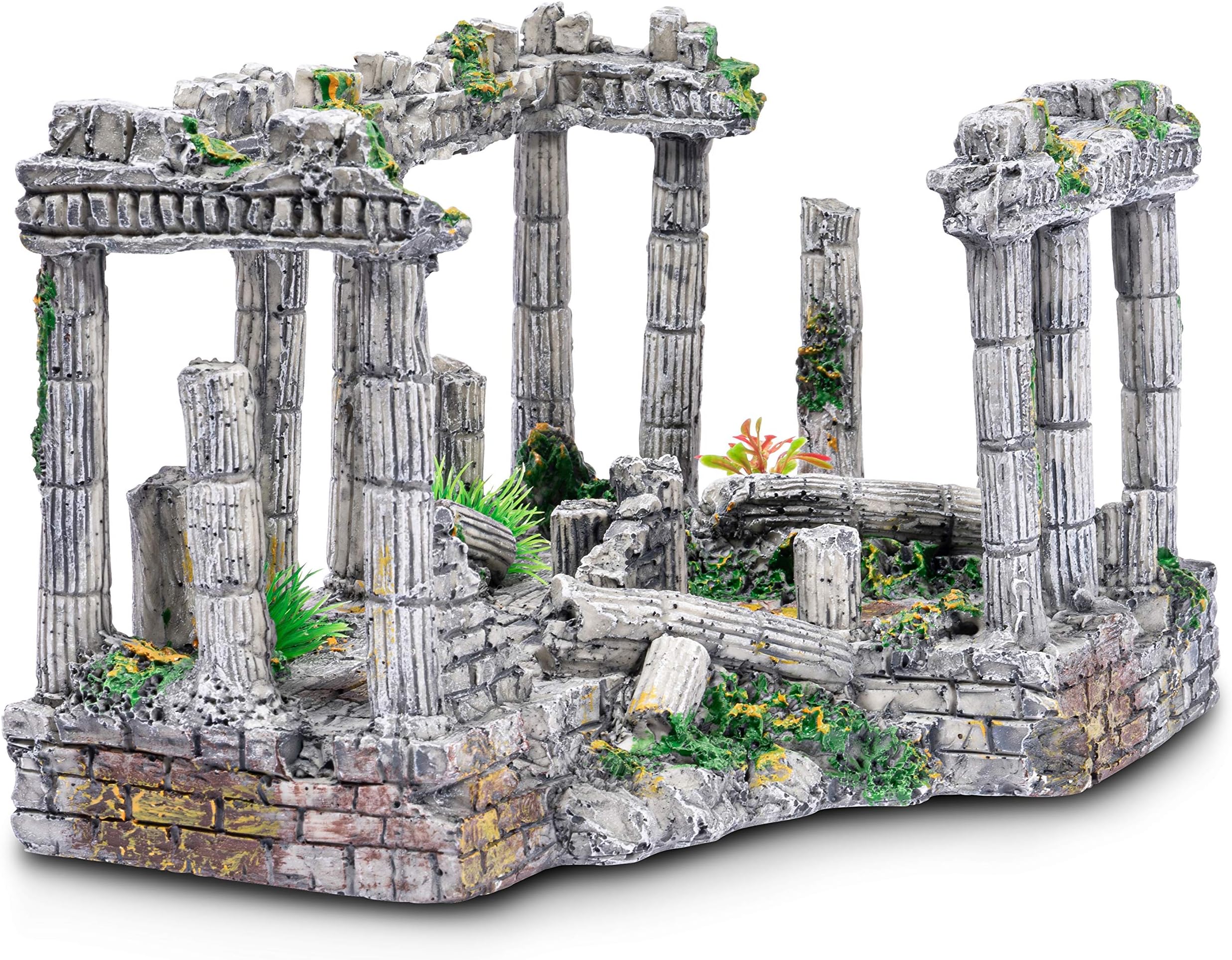 Aquatic Planet Roman Square Pillars Aquarium Fish Tank Ornament Decoration