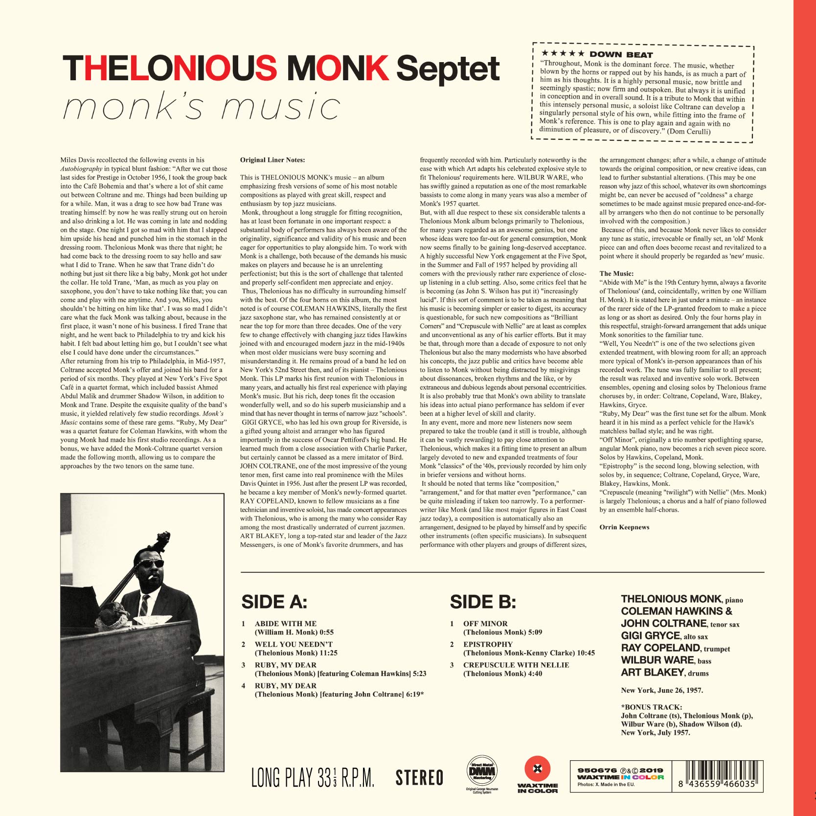 MONK'S MUSIC -HQ-