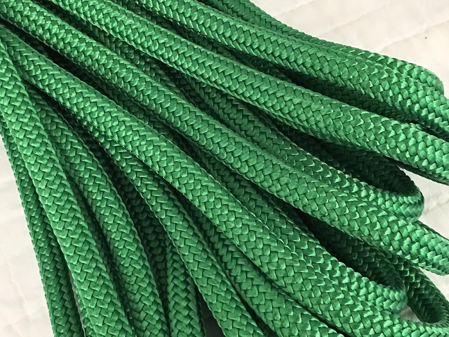 Green Double Braid Nylon Rope 1/2 Inch