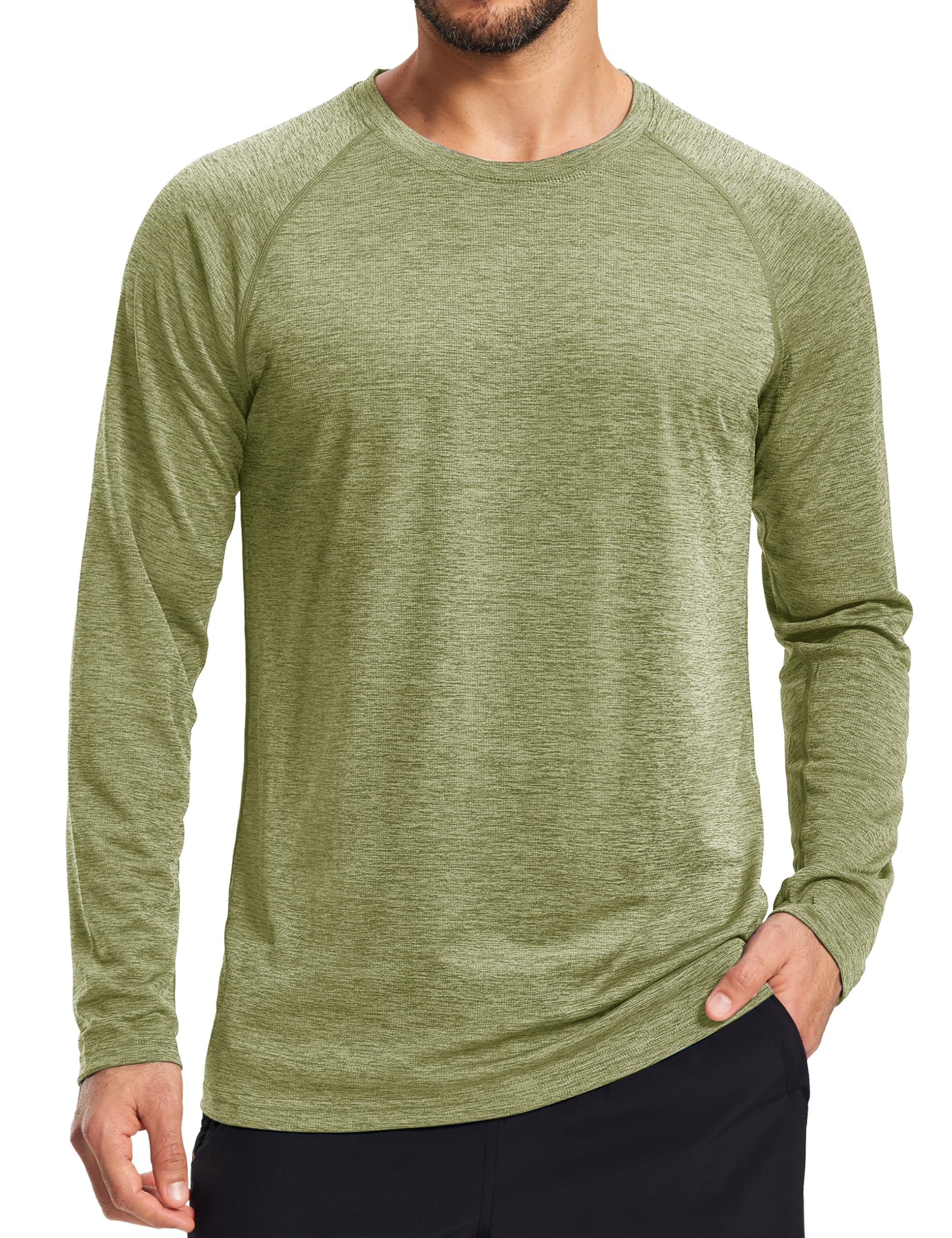 magcomsen Men's Long Sleeve Shirts UPF 50+ Sun Protection Dry Fit Shirts Athletic Fishing Hiking Workout Rash Guard-picture-43