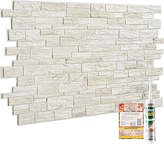 3D Wall Panelling Kit of 6 pcs with Adhesive ...,