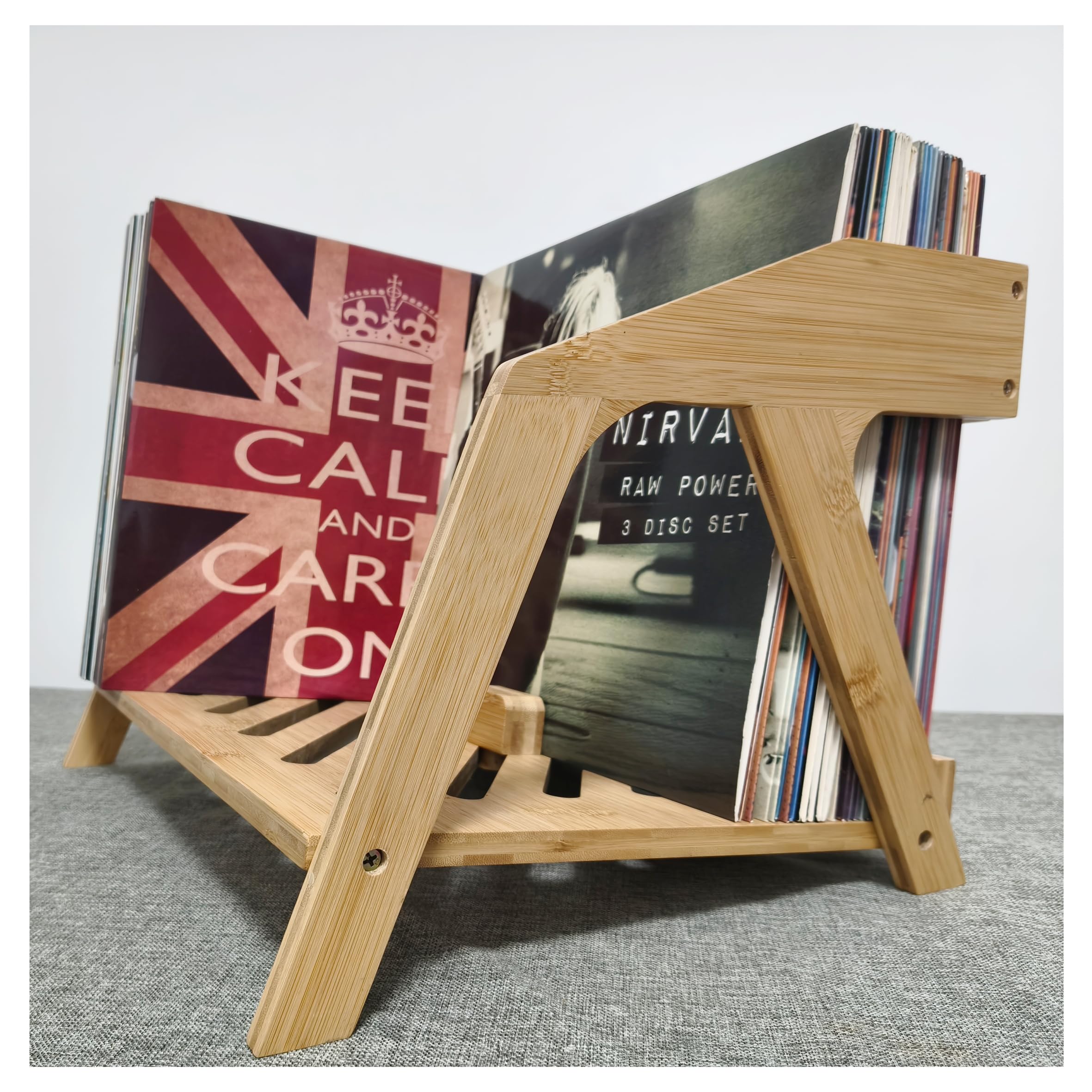 Présentoir Pour Disques Vinyles Now Playing De CoolGift Mart, Porte-disques Lumineux, Présentoir Acrylique En Bois Avec Lumières Blanches Chaudes Pour Décorer La Pièce, Pour Les Amateurs De Vinyles