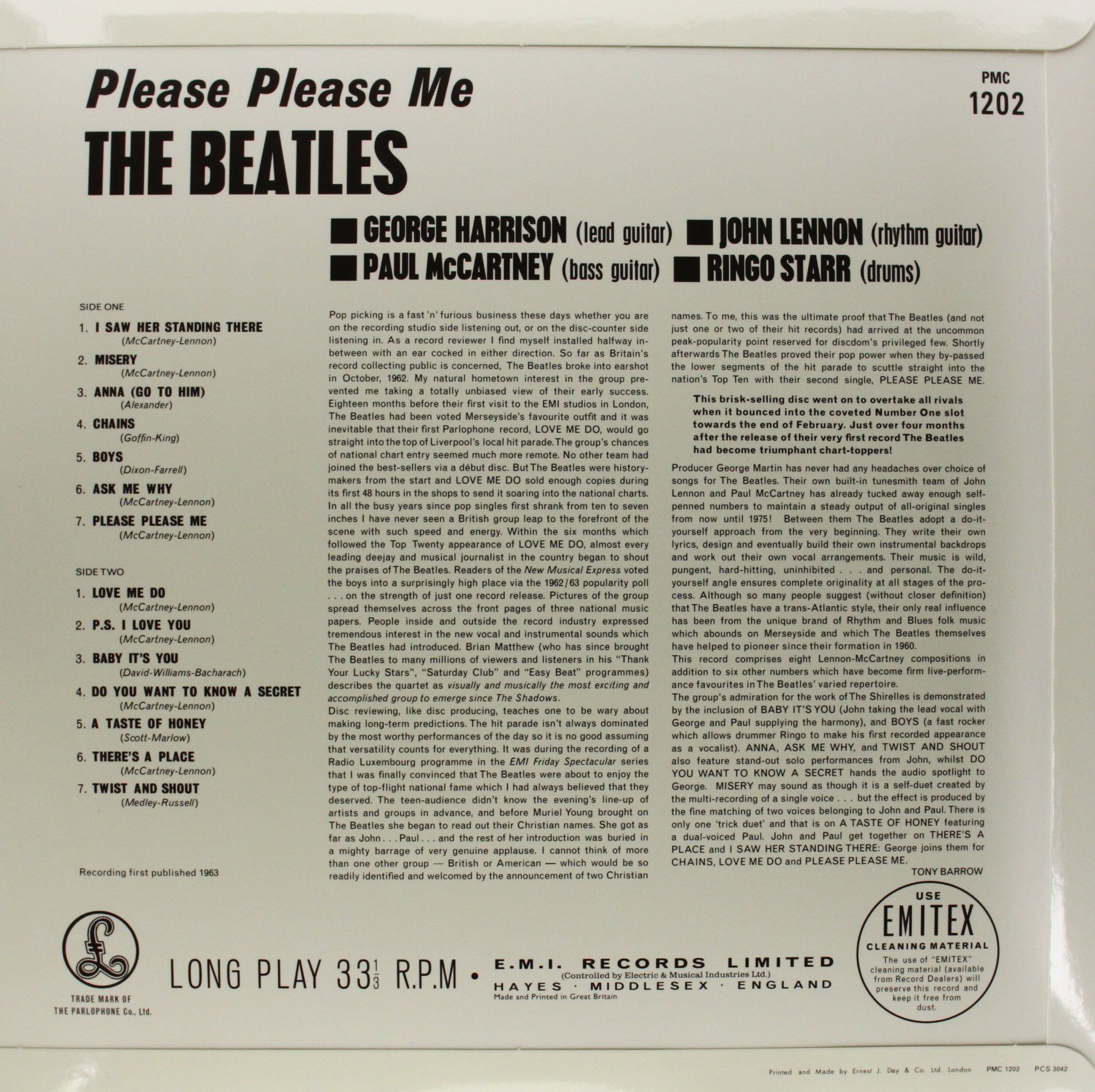 Please Please Me Mono)