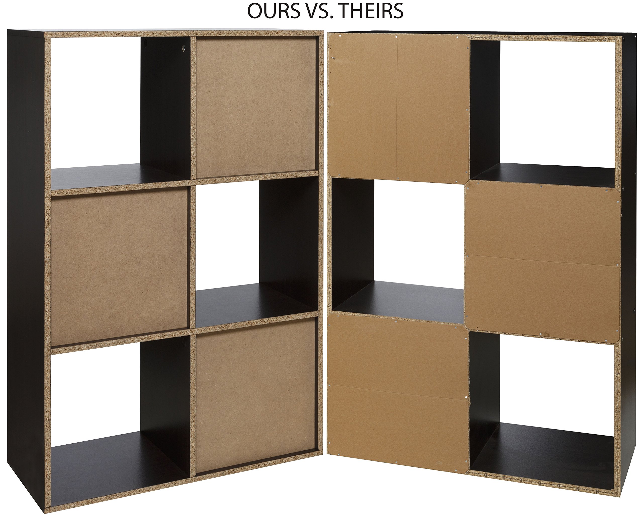 OneSpace 50612ES 6Cube Organizer, Espresso