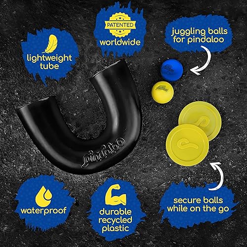 Miniatura 4 de Juego de habilidad original pindaloo con 2 bolas - Regalos para niños y adultos, Juegos de interior y exterior, Juguetes con bolas para adolescentes