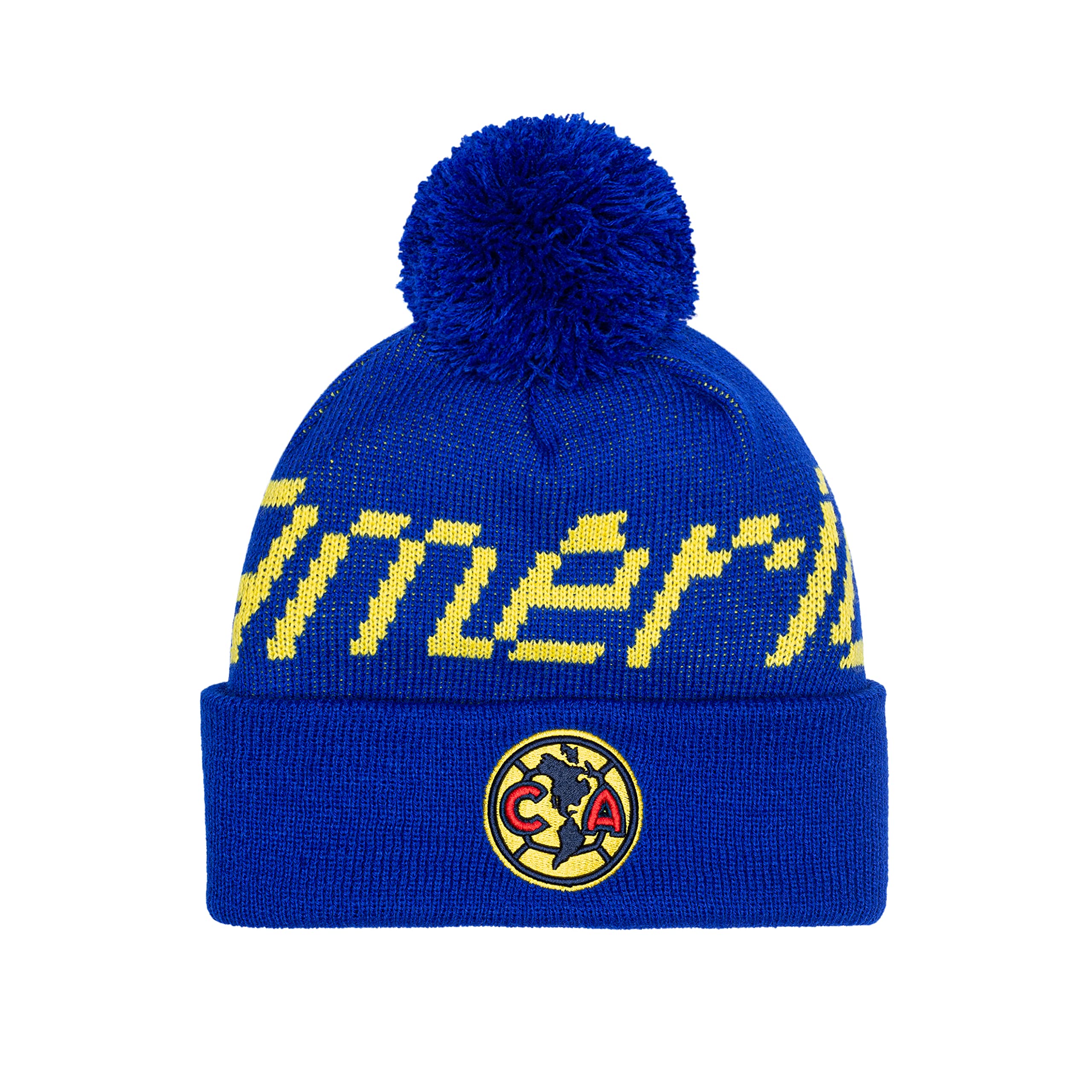 Fan Ink Club America 'Pixel' Knit Cap/Beanie Hat Blue