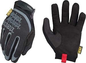 Mechanix Wear: Utility Work Gloves - Touch Capable, High Dexterity (X-Large, Black/Grey)