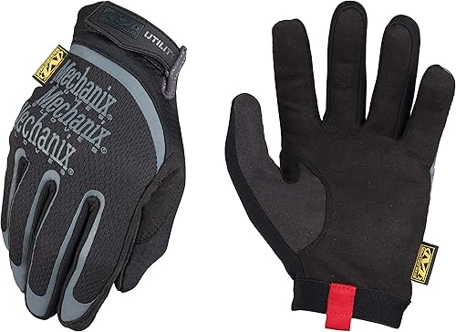 Mechanix Wear Guantes de trabajo utilitarios con ajuste seguro, aptos para pantalla táctil, de alta destreza, guantes de cuero sintético para usos