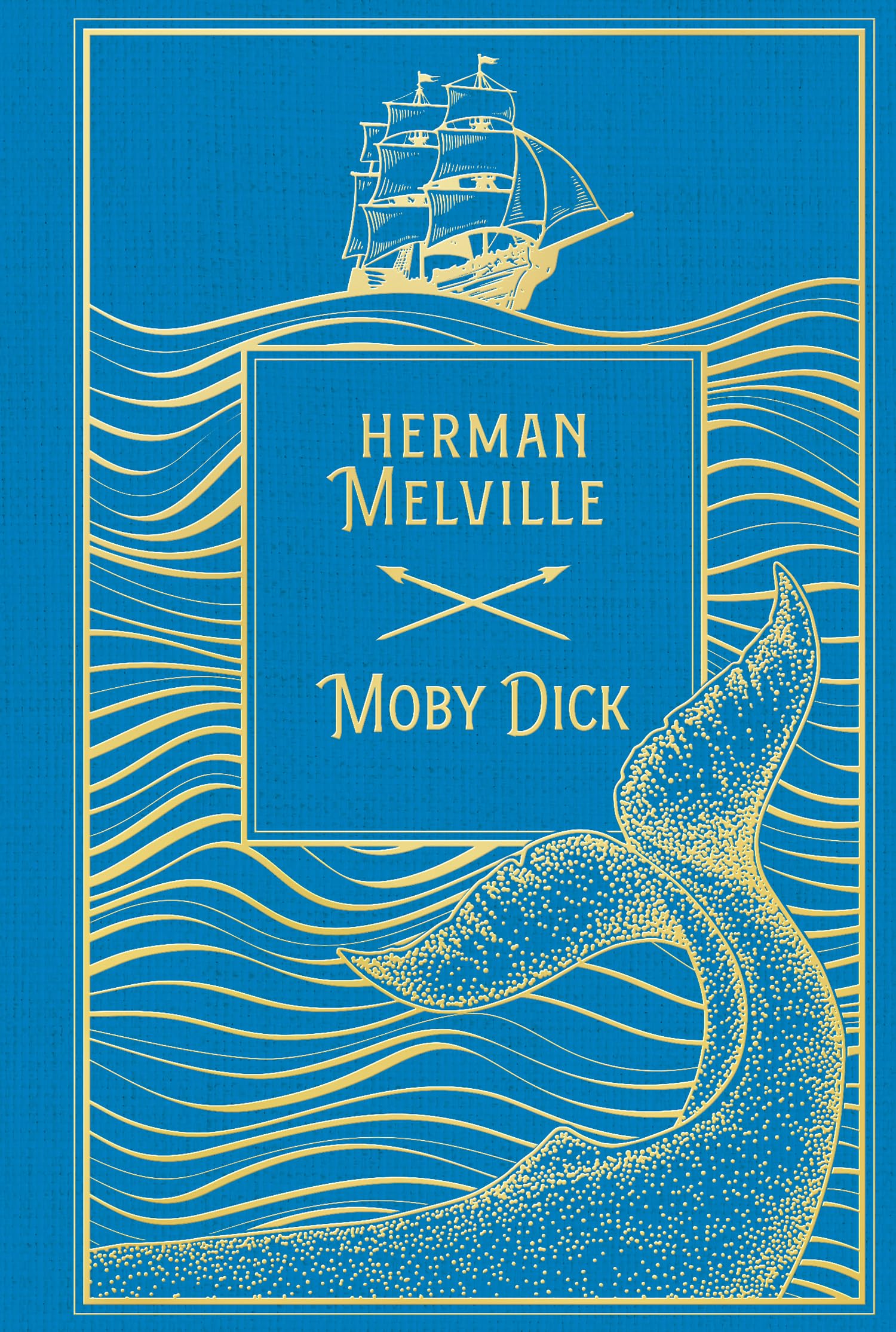 Moby Dick: Leinen mit Goldprägung