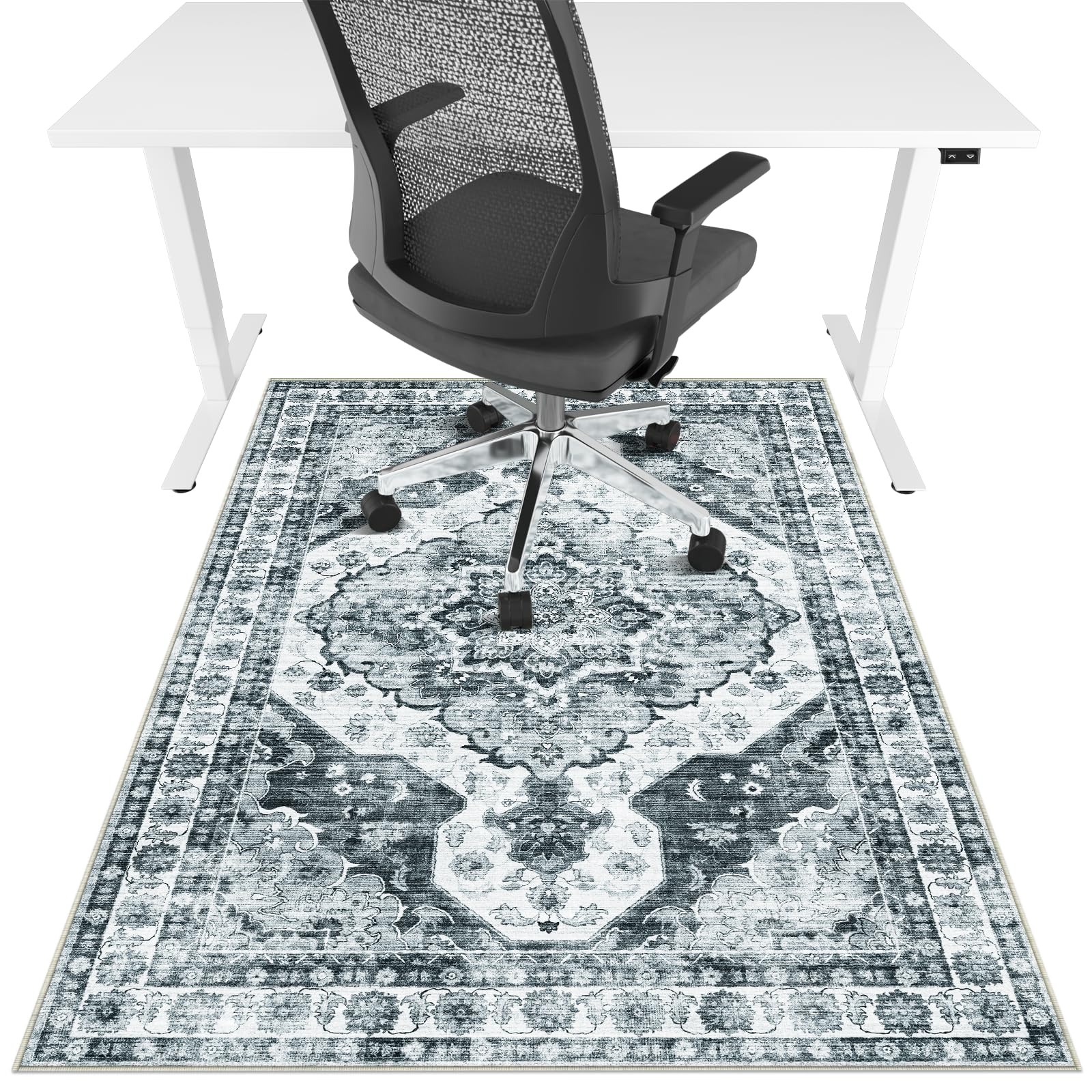 Office Chair Mat for Hardwood Floor&Tile Floor,36"X 48" Heavy Duty Desk Chair Mat for Hard Floors,Under Desk Rug for Rolling Computer Chair,Anti Slip,